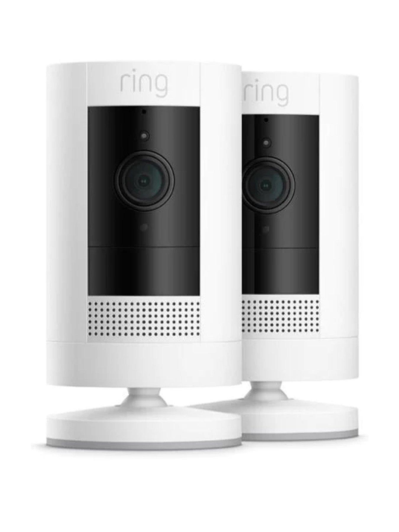RING Stick Up Cam Battery (Gen 3) Smart Camera - 2 Pack, White
