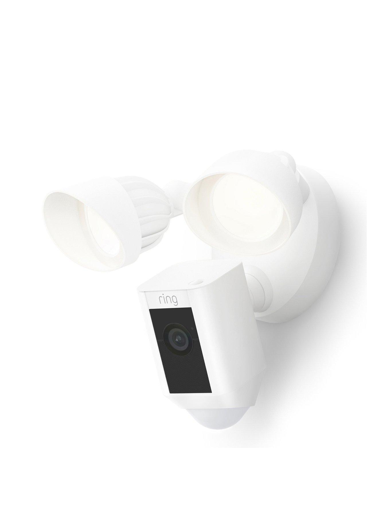undefined Floodlight Cam Wired Plus Smart Security Camera - White