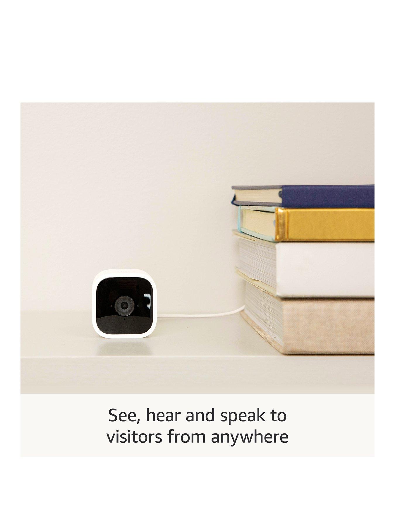  image of blink-mini-compact-indoor-plug-in-smart-security-camera-1080p-hd-video-motion-detection-works-with-alexa-1-camera