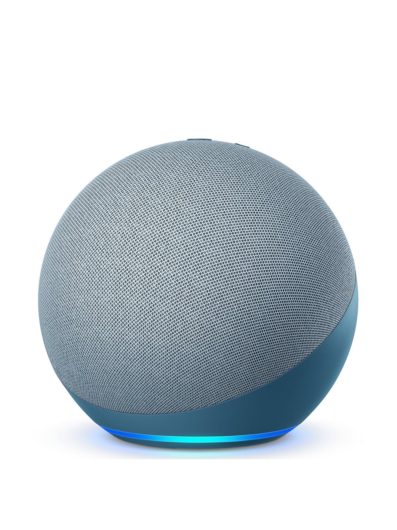 undefined Echo (4th Generation) Smart Speaker with premium sound, smart home hub, privacy controls and Alexa - Blue