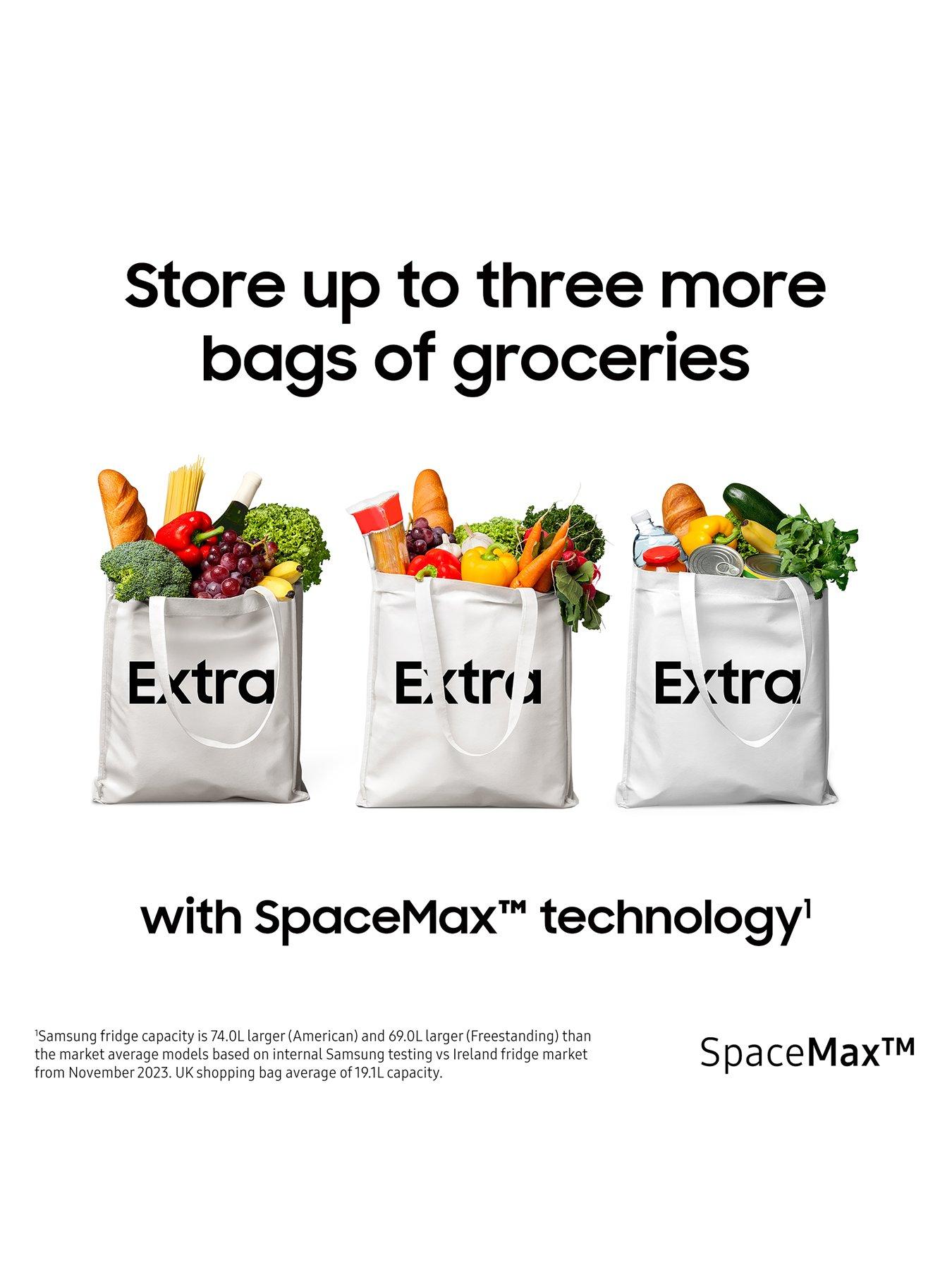  image of samsung-rs65dg5403s9eu-american-style-fridge-freezer-with-spacemaxtrade-technology-sliver