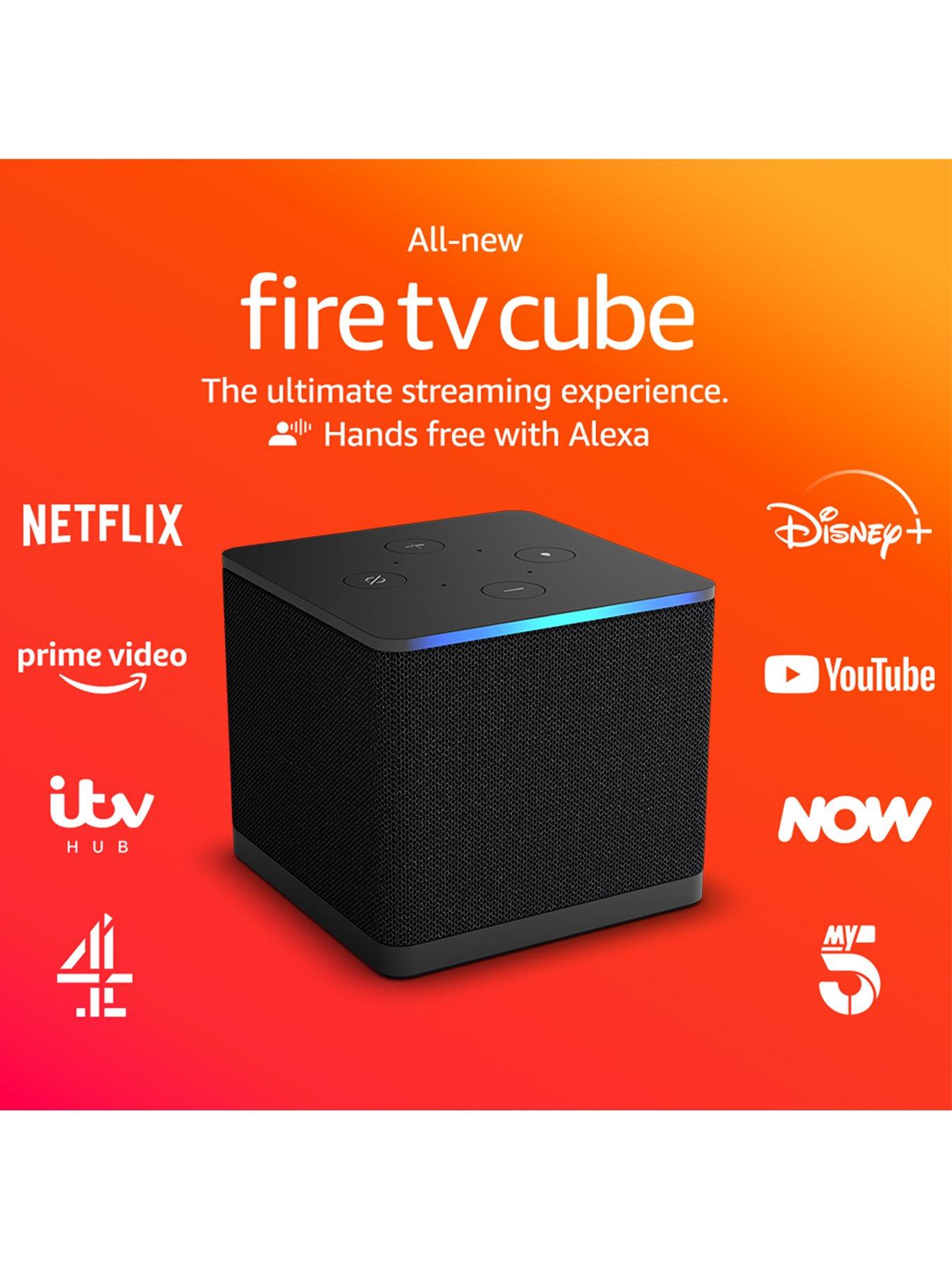 Image 5 of 5 of Amazon Fire TV Cube (Newest gen), TV Guide with Live TV, hands-free streaming media player with Alexa, Wi-Fi 6E, 4K Ultra HD