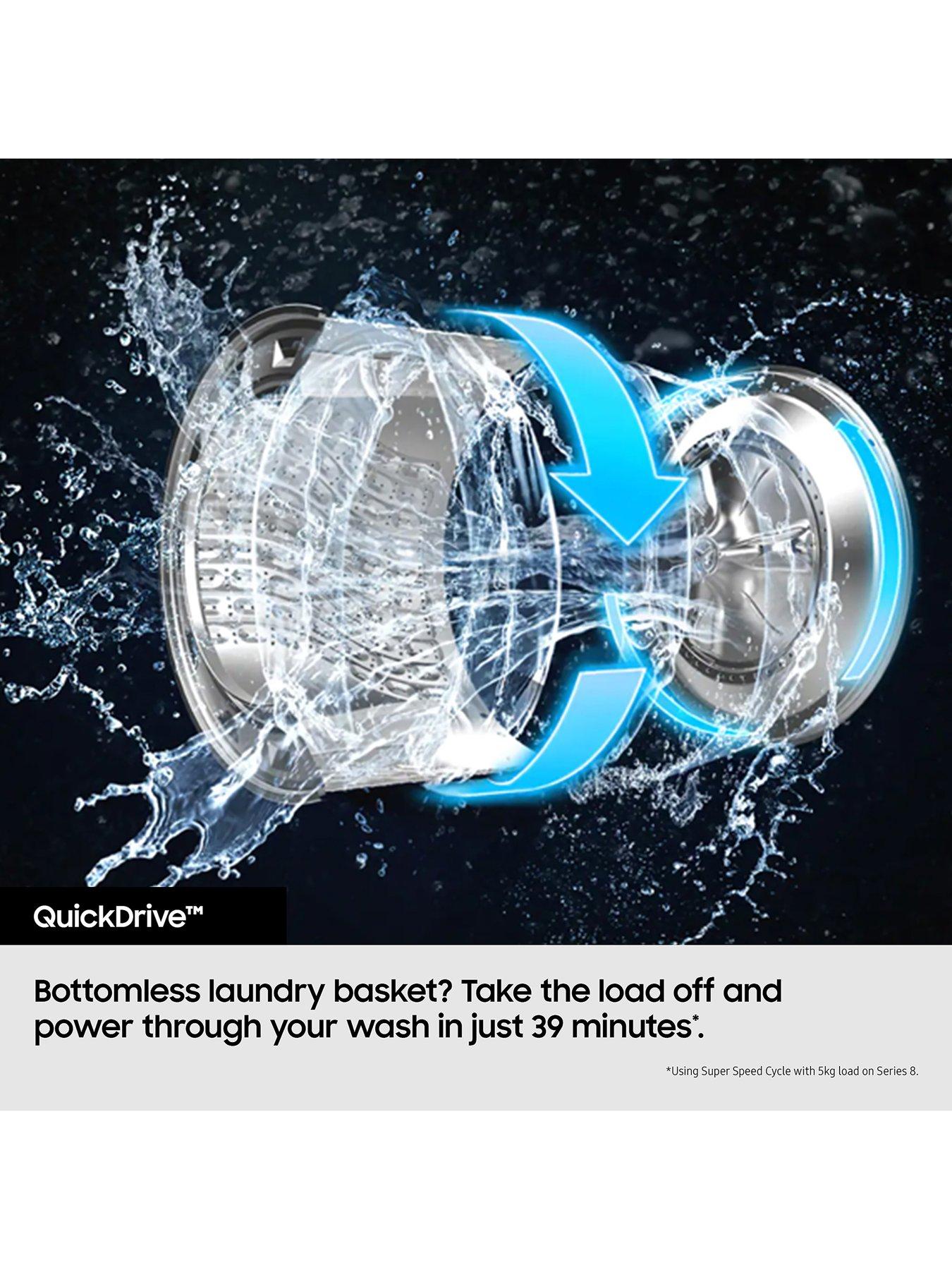  image of samsung-series-8-ai-energy-ww11db8b95ghu1-11kg-load-1400-spin-washing-machine-with-quickdrive-auto-optimal-wash-and-spacemax-white