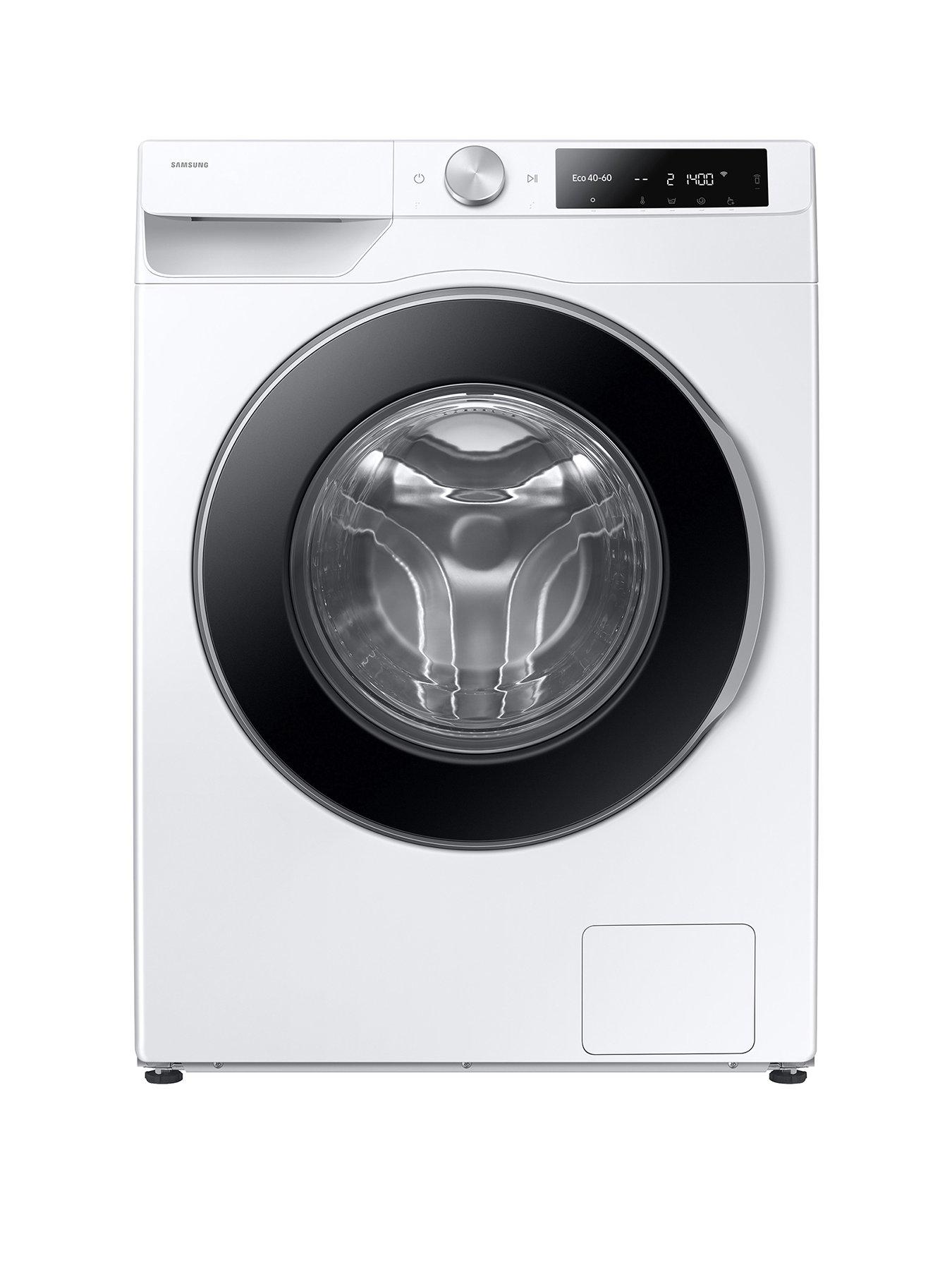 Image 1 of 8 of Samsung Series 6 AI Energy WW90DG6U85LEU1 9kg Load, 1400 Spin Washing Machine with Auto Dose - White