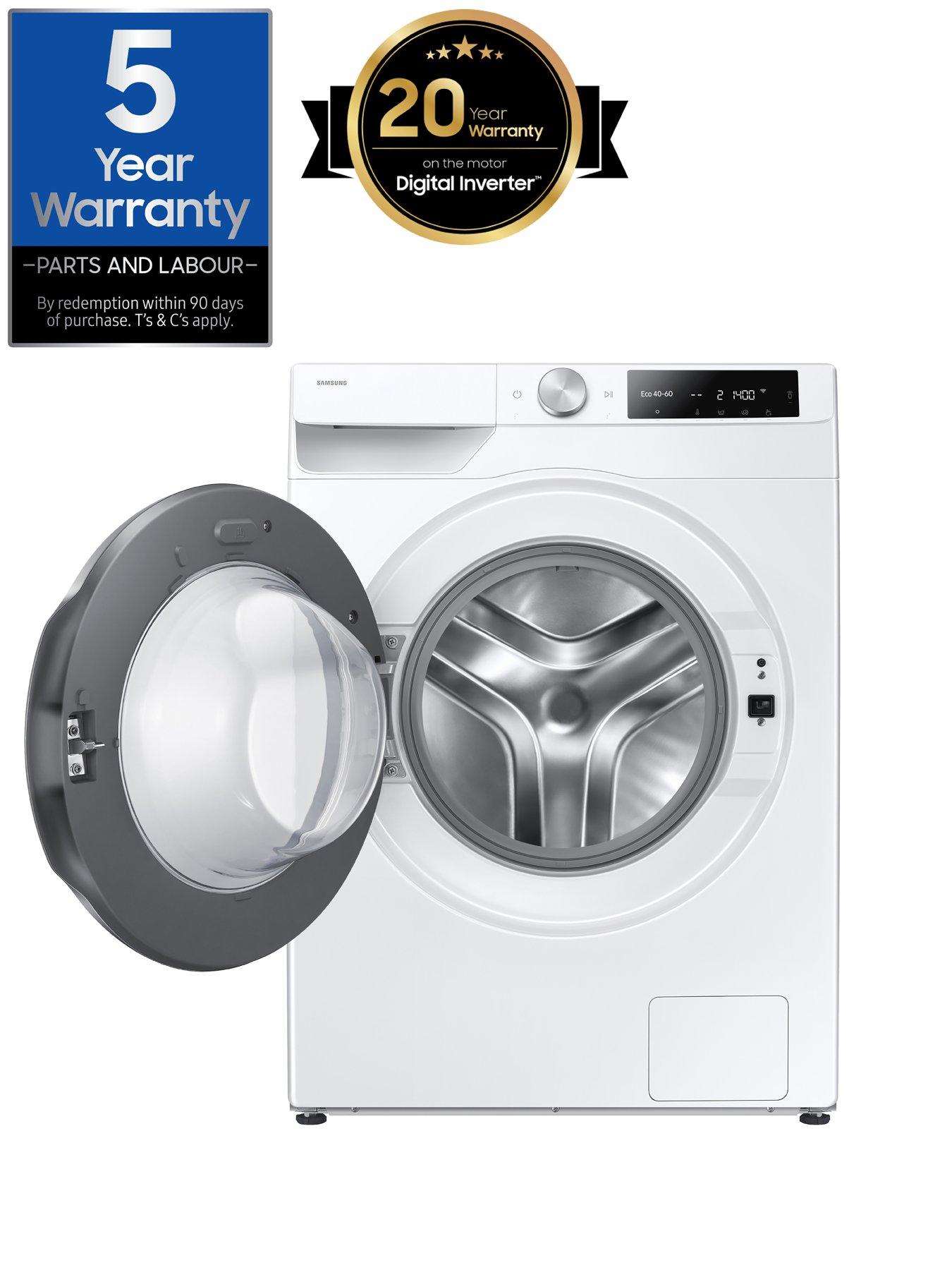  image of samsung-series-6-ai-energy-ww11dg6b25leu1-11kg-load-1400-spin-washing-machine-withnbspspacemax-amp-smartthings-white