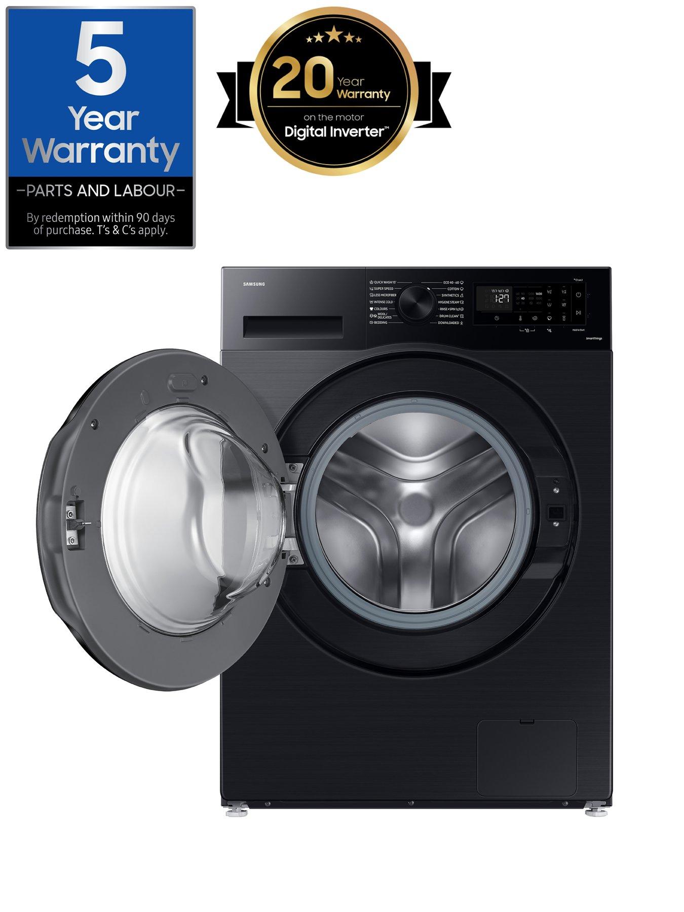 Image 2 of 8 of Samsung Series 5 AI Energy WW11DG5B25ABEU 11kg Load, 1400 Spin Washing Machine with SpaceMax - Black