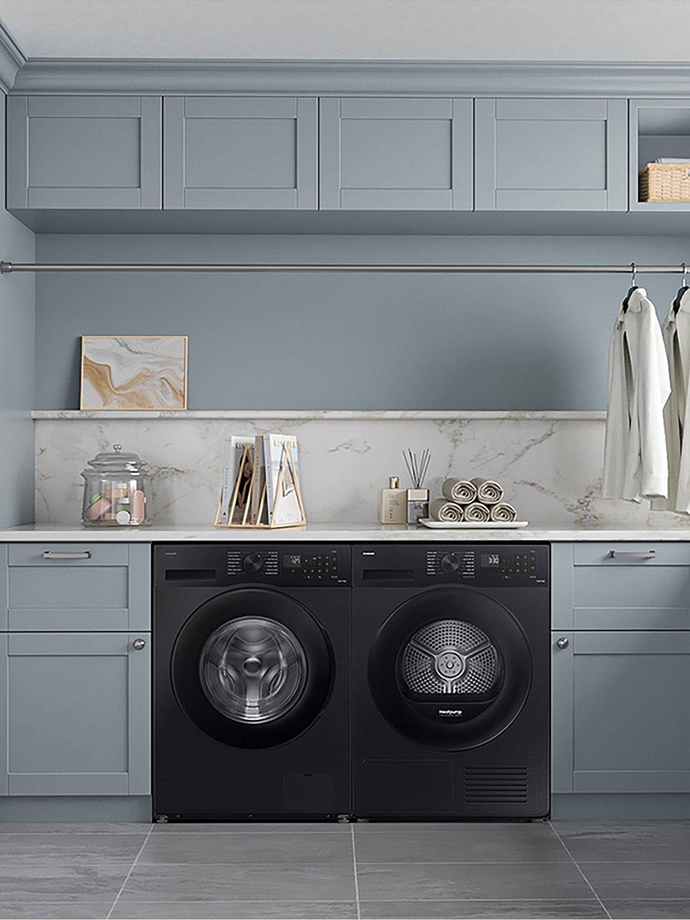  image of samsung-series-5-ai-energy-ww11dg5b25abeu-11kg-load-1400-spin-washing-machine-with-spacemax-black