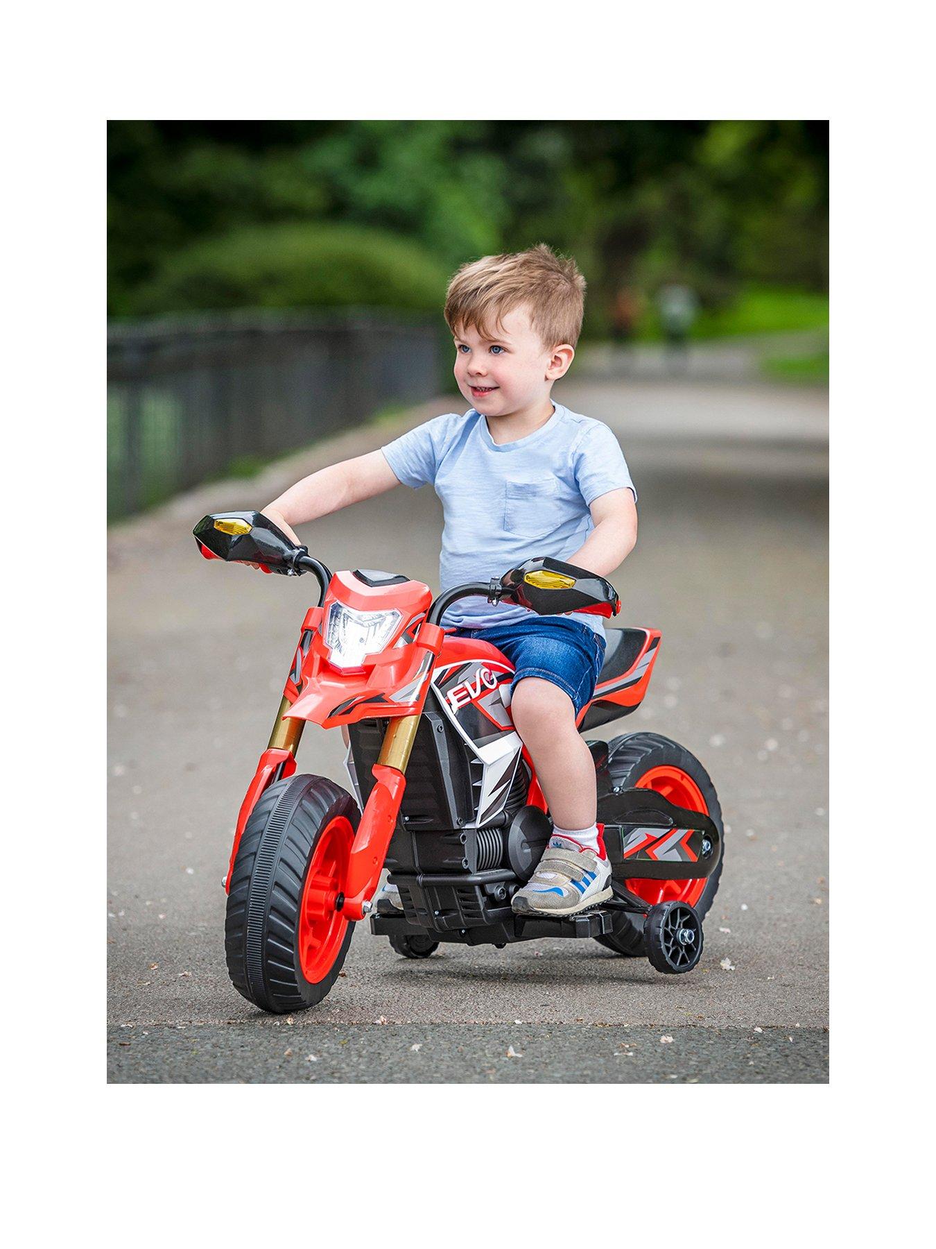 EVO Rally Motorbike 6V Ride-On - Red