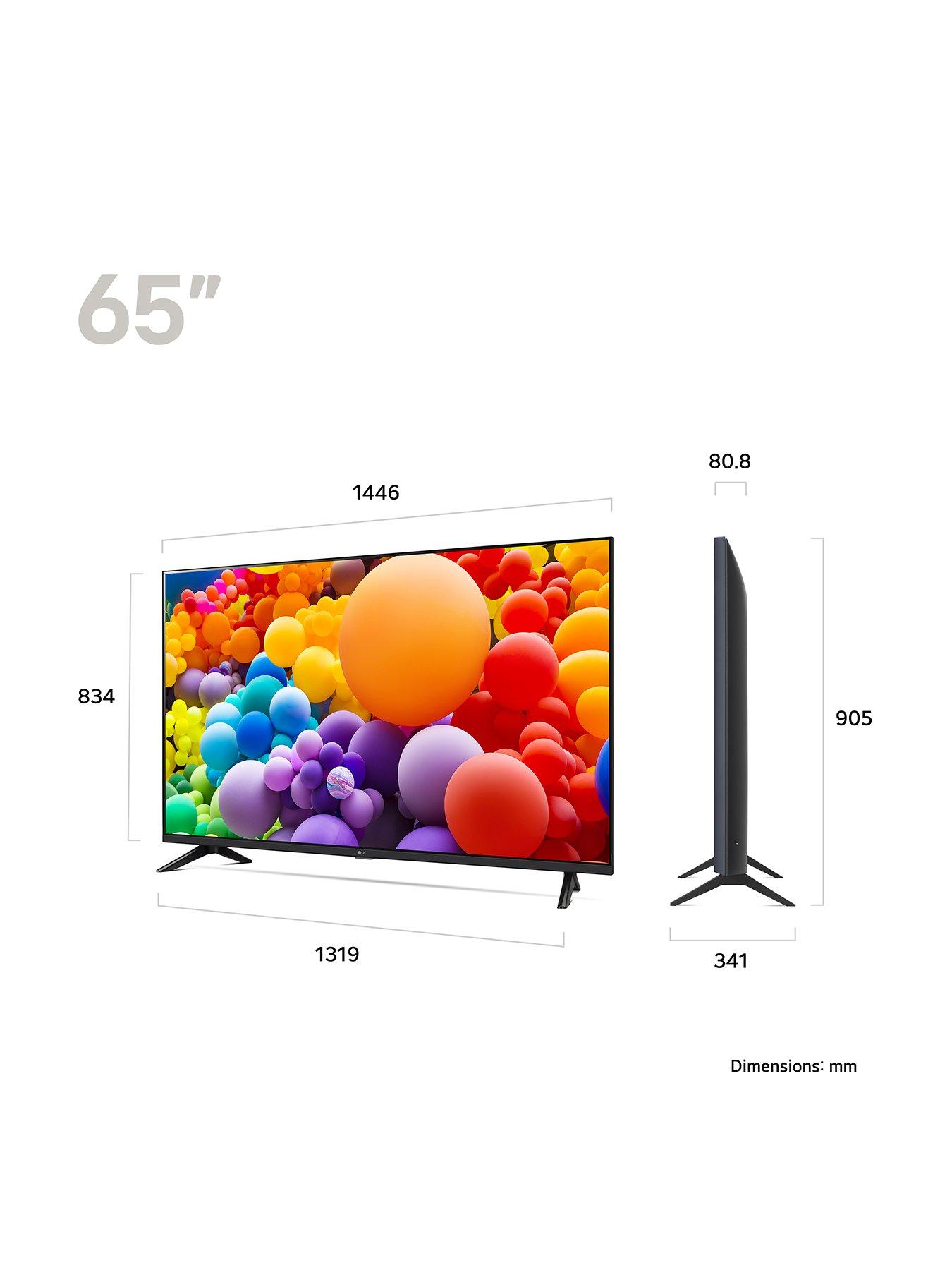 Image 2 of 6 of LG 2024 UT7300, 65 inch, LED, 4K UHD HDR, Smart TV