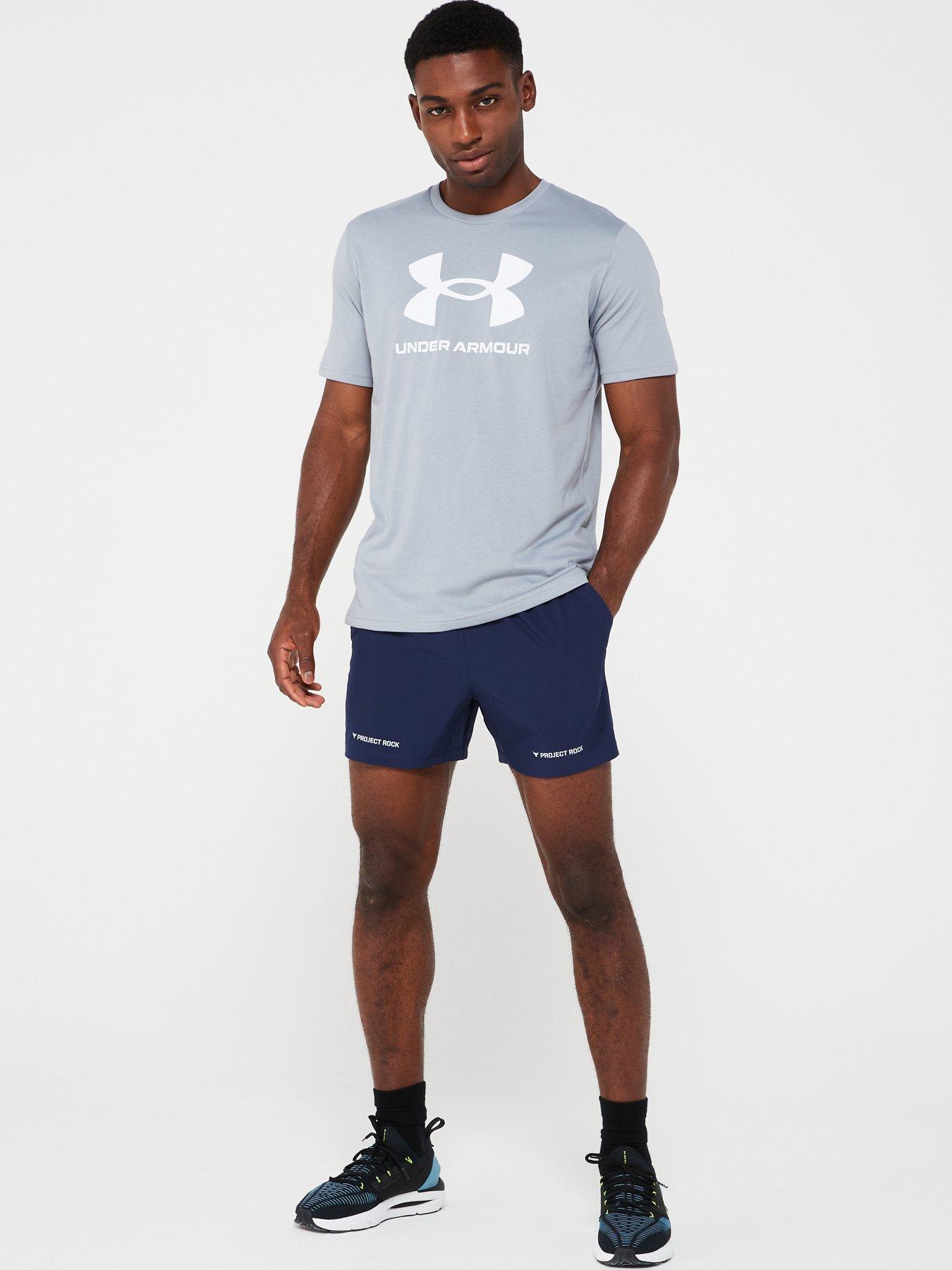  image of under-armour-mens-training-project-rock-ultimate-5inch-training-shorts-navy