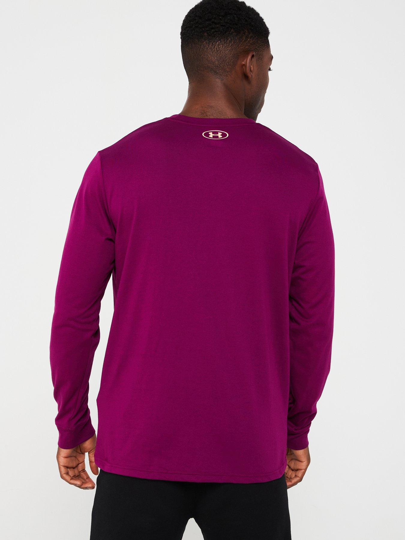 Under armour purple long sleeve sales