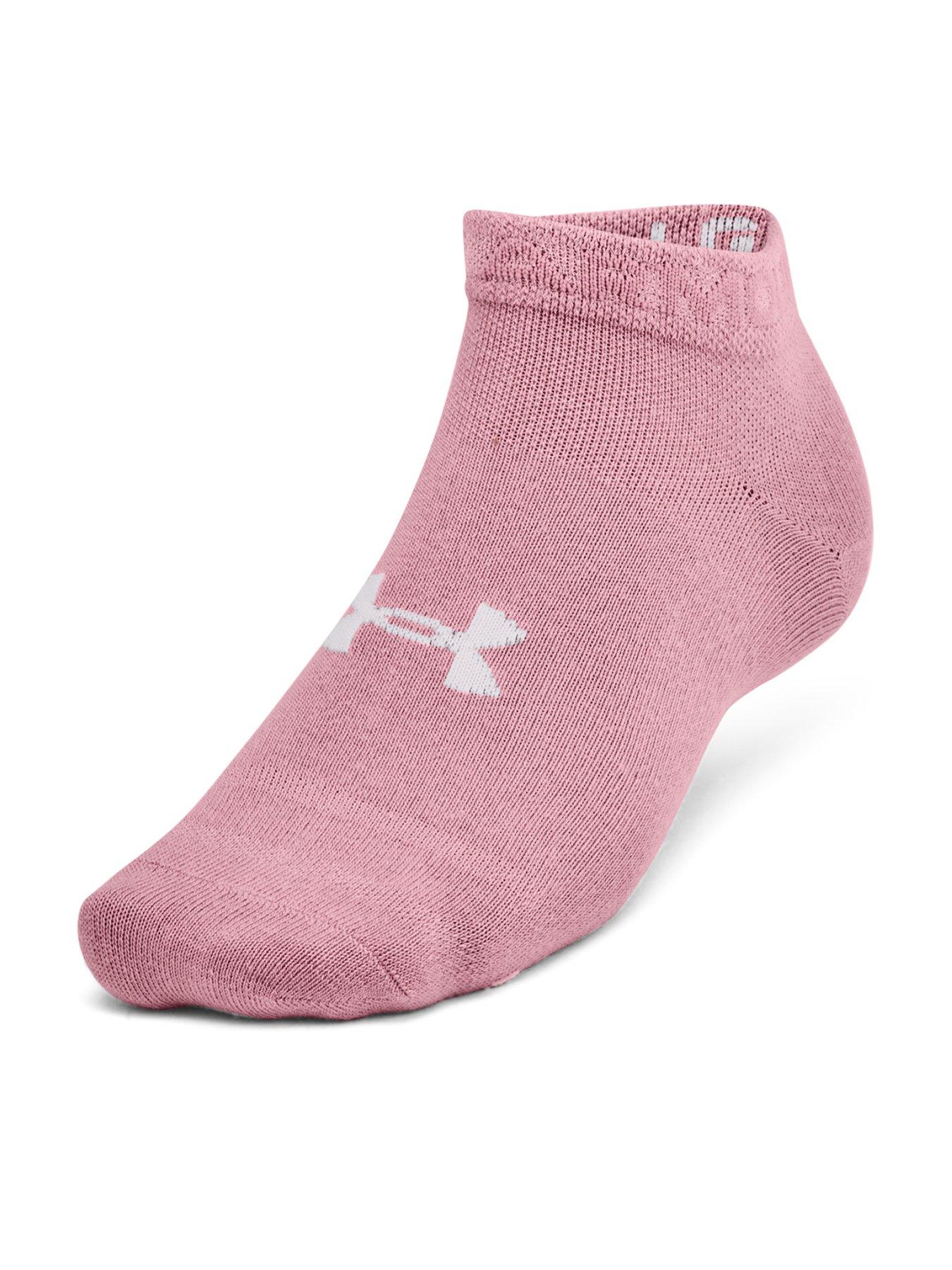 undefined Adult Unisex Training Essential 6pack Low Socks - Pink