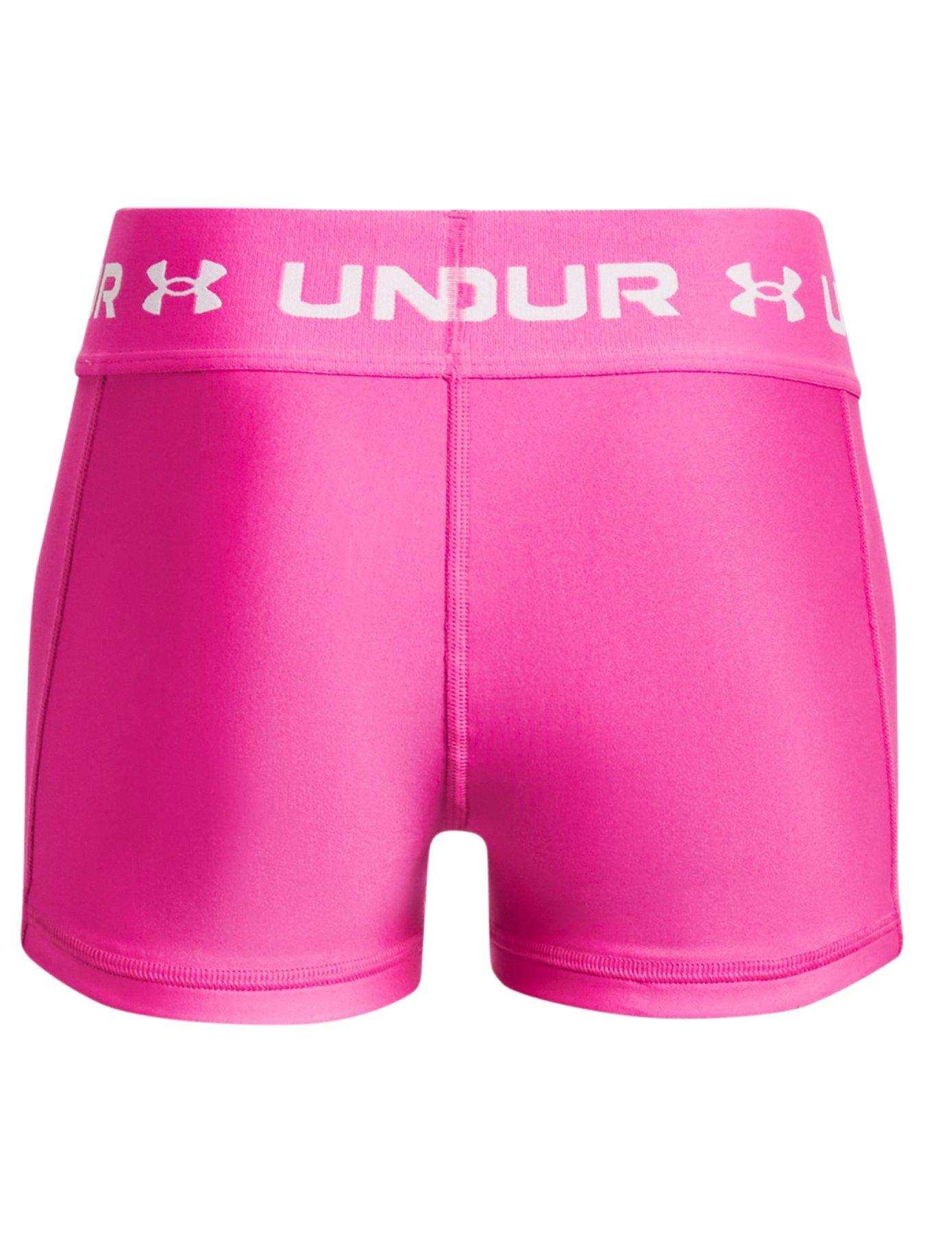  image of under-armour-girls-training-armour-shorty-pink
