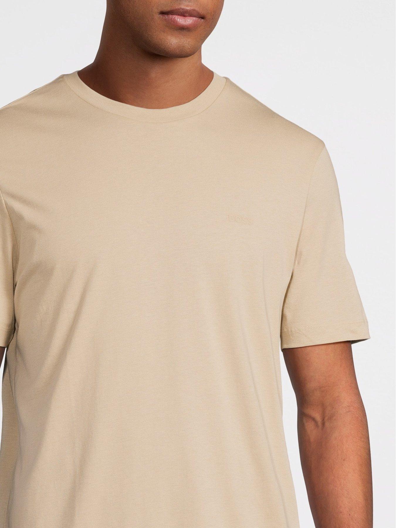 Image 4 of 5 of BOSS Thompson 01 Regular Fit T-Shirt - Beige
