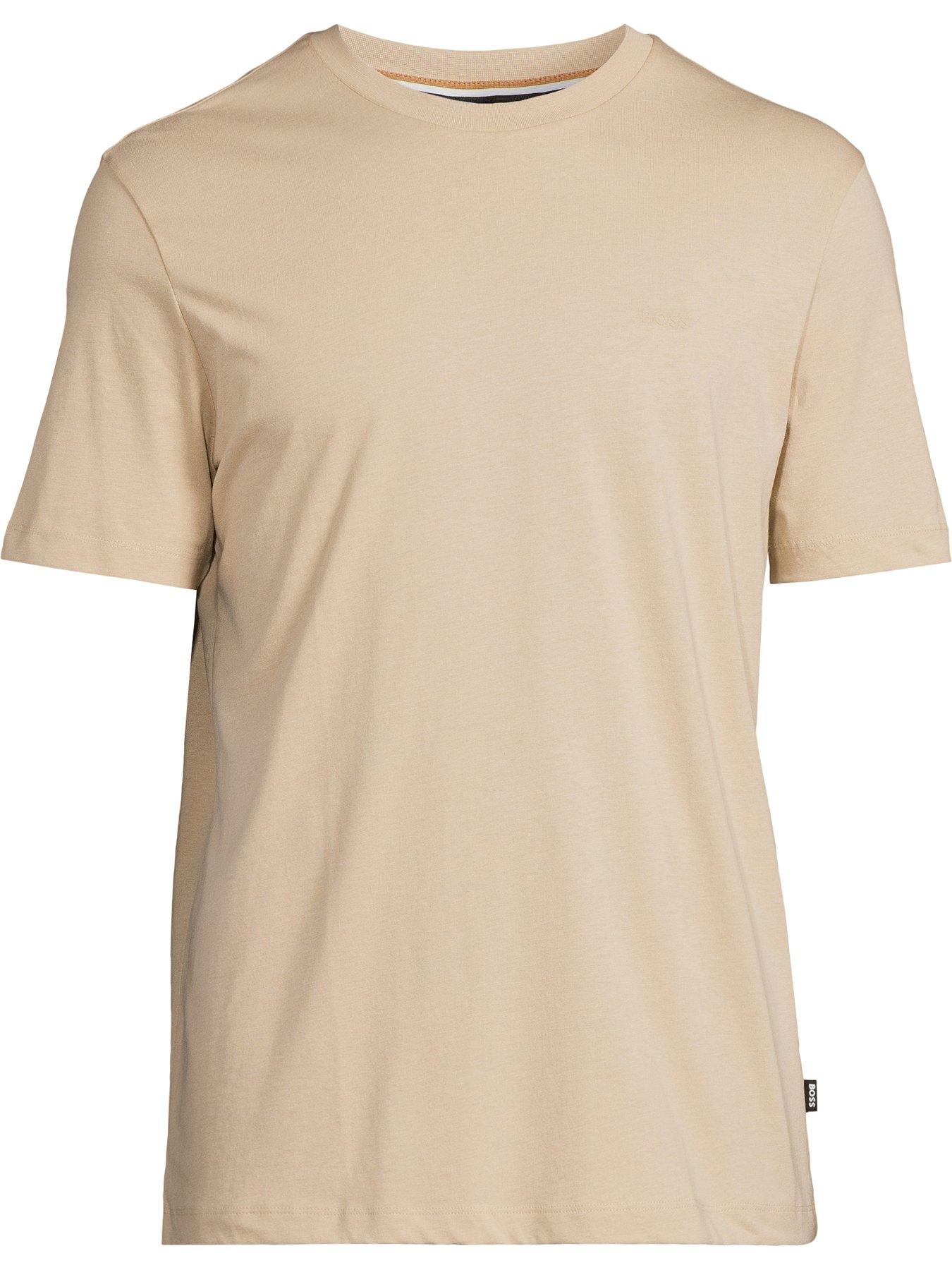 Image 5 of 5 of BOSS Thompson 01 Regular Fit T-Shirt - Beige