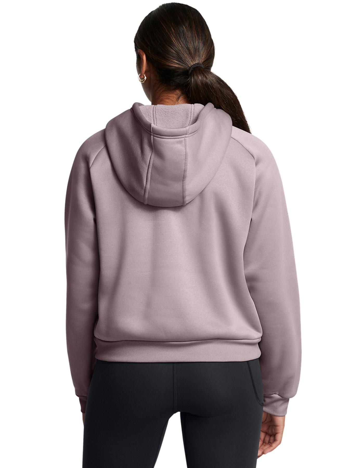Image 2 of 3 of UNDER ARMOUR Womens Training Fleece Pro Hoodie - Grey