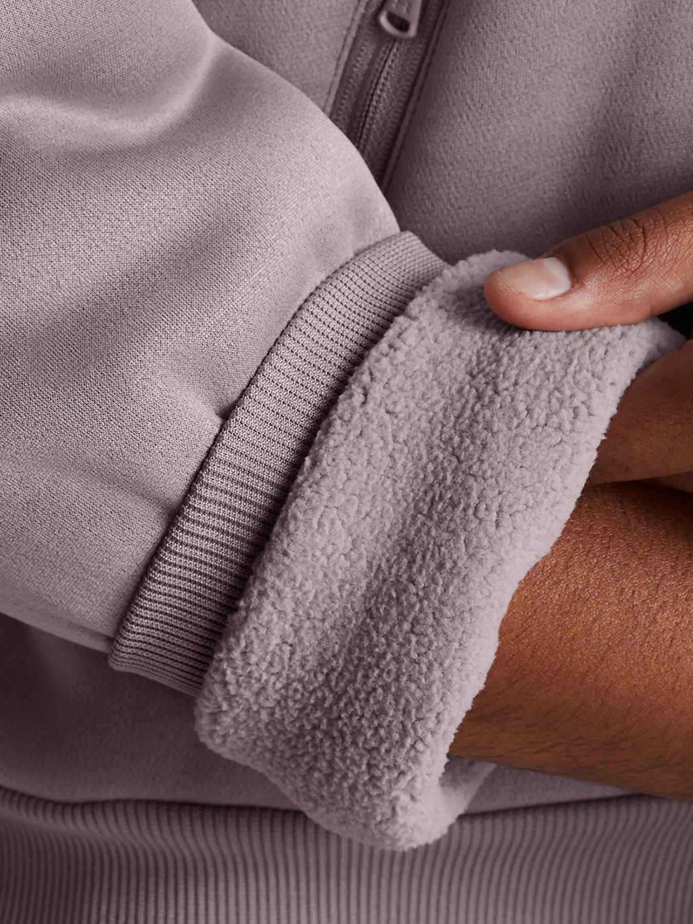 Image 3 of 3 of UNDER ARMOUR Womens Training Fleece Pro Hoodie - Grey