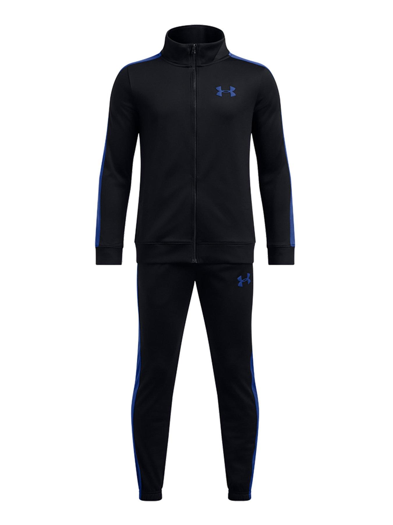 undefined Boys Training Knit Tracksuit - Black