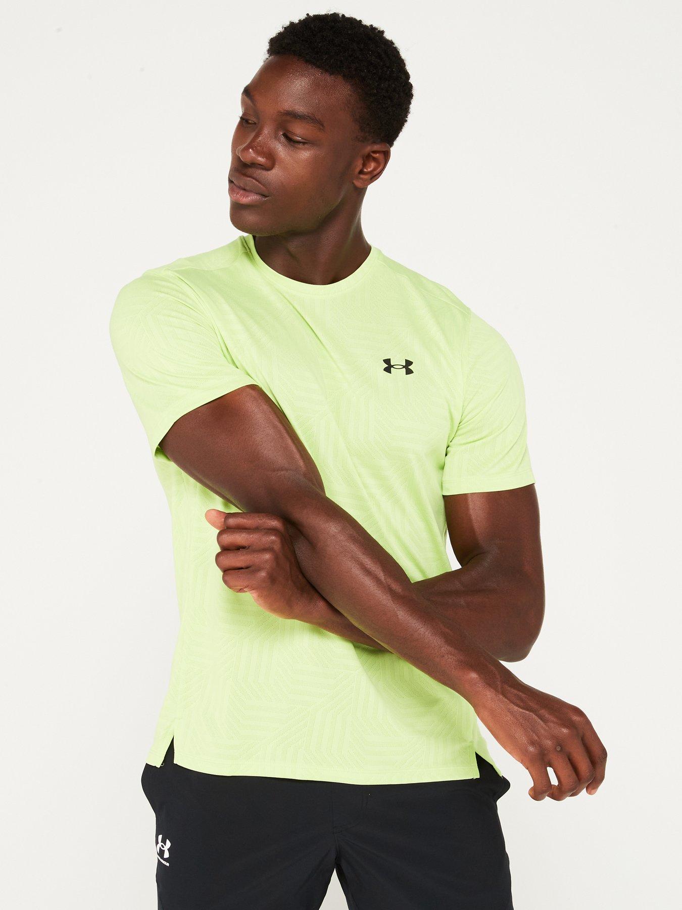 undefined Men's Training Tech Vent Geotessa T-Shirt - Green