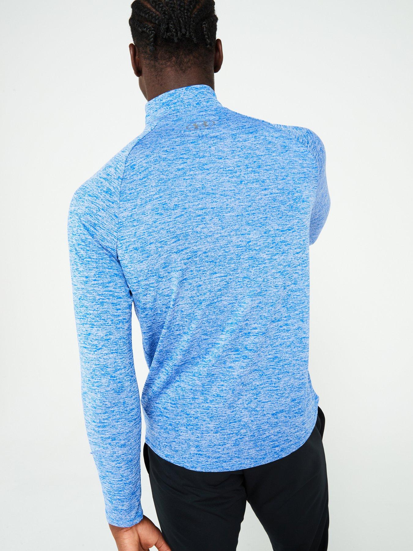  image of under-armour-mens-training-tech-20-12-zip-top-blue