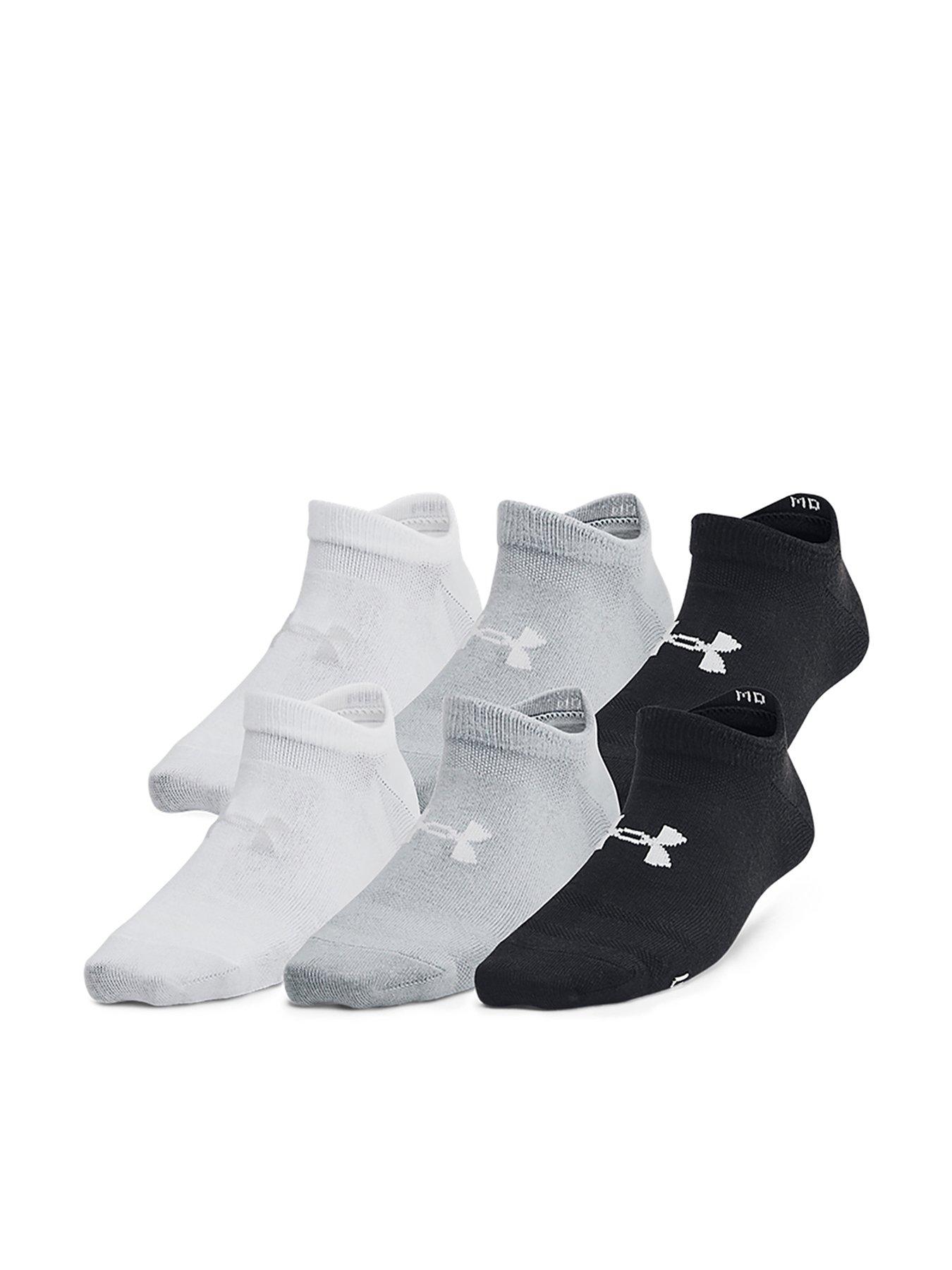 undefined Junior Unisex Training Essential No Show 6pack Socks - Black