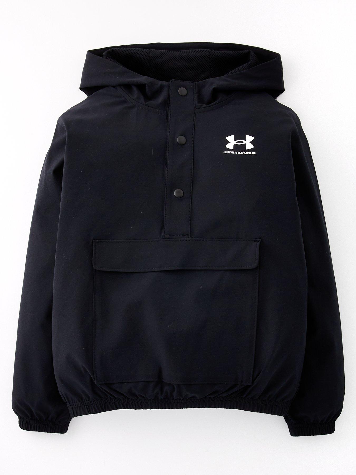 undefined Boys Training Icon Woven Anorak - Black