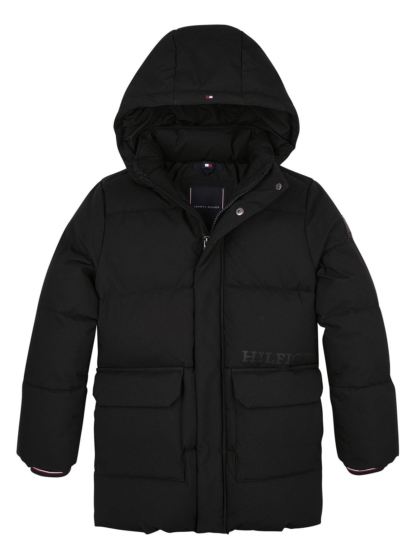 Jack Wills Boys Font Padded Jacket Black littlewoods