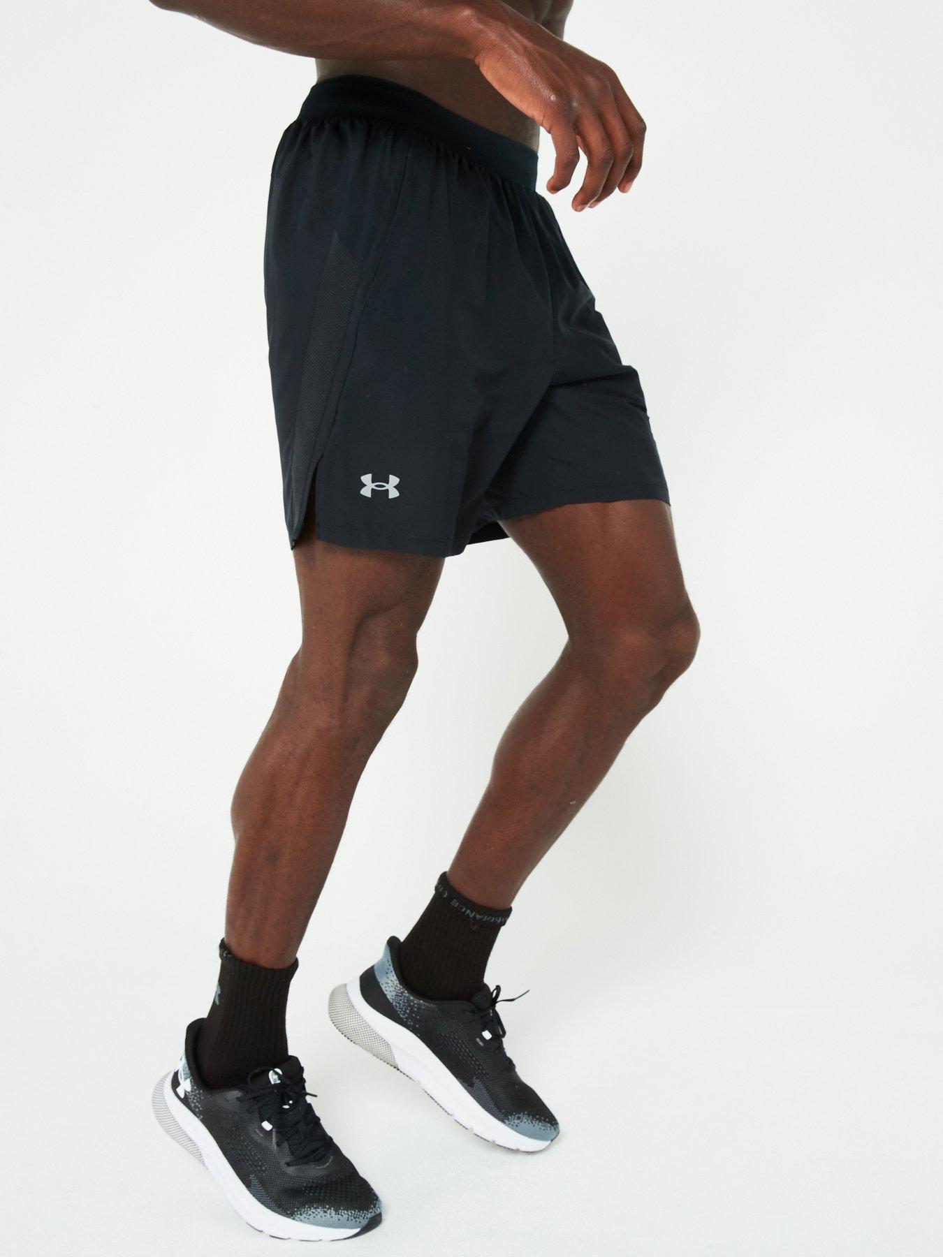 UNDER ARMOUR Mens Running Launch 7inch Shorts - Black