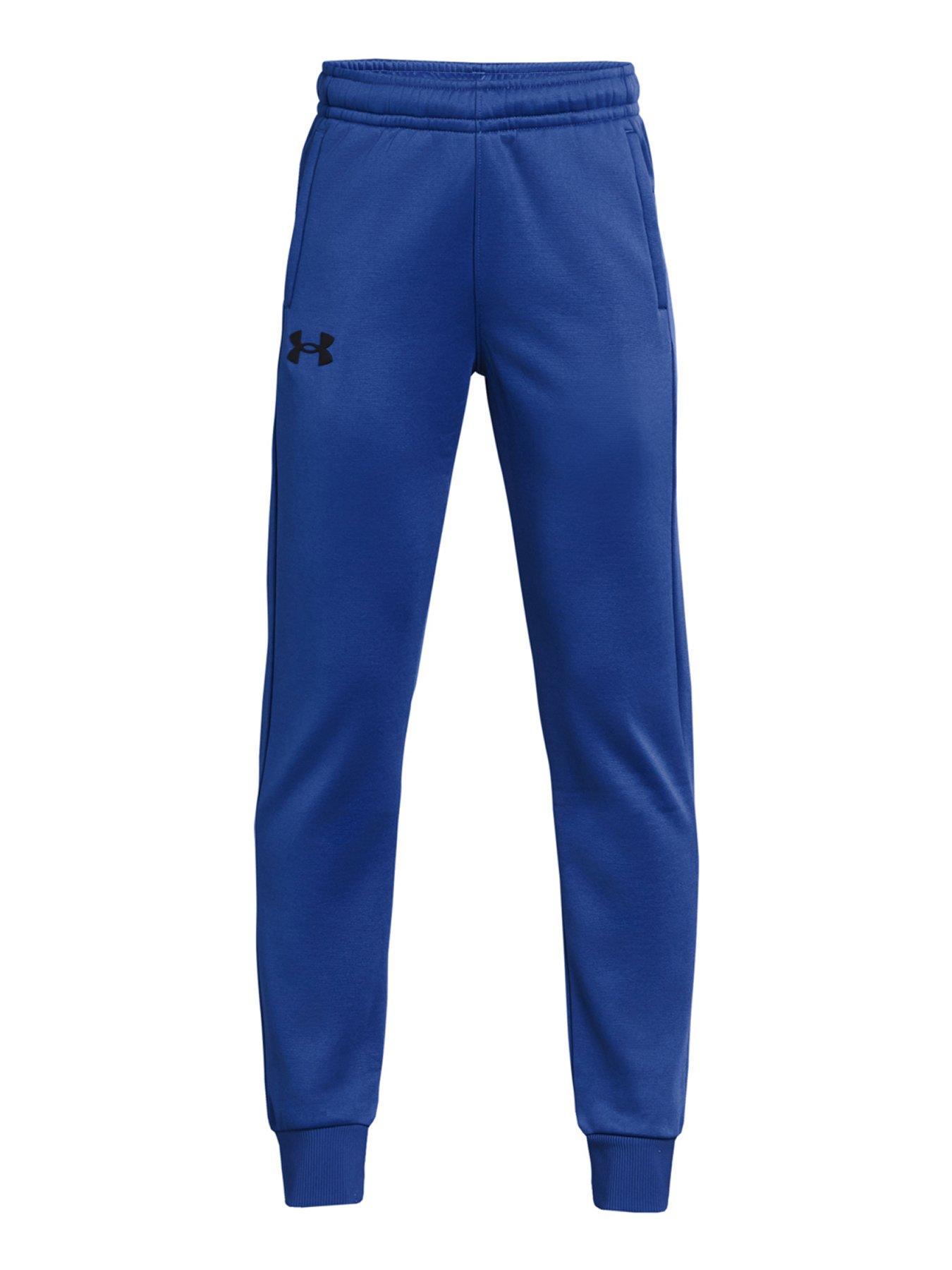 undefined Boys Training Armour Fleece Joggers - Blue