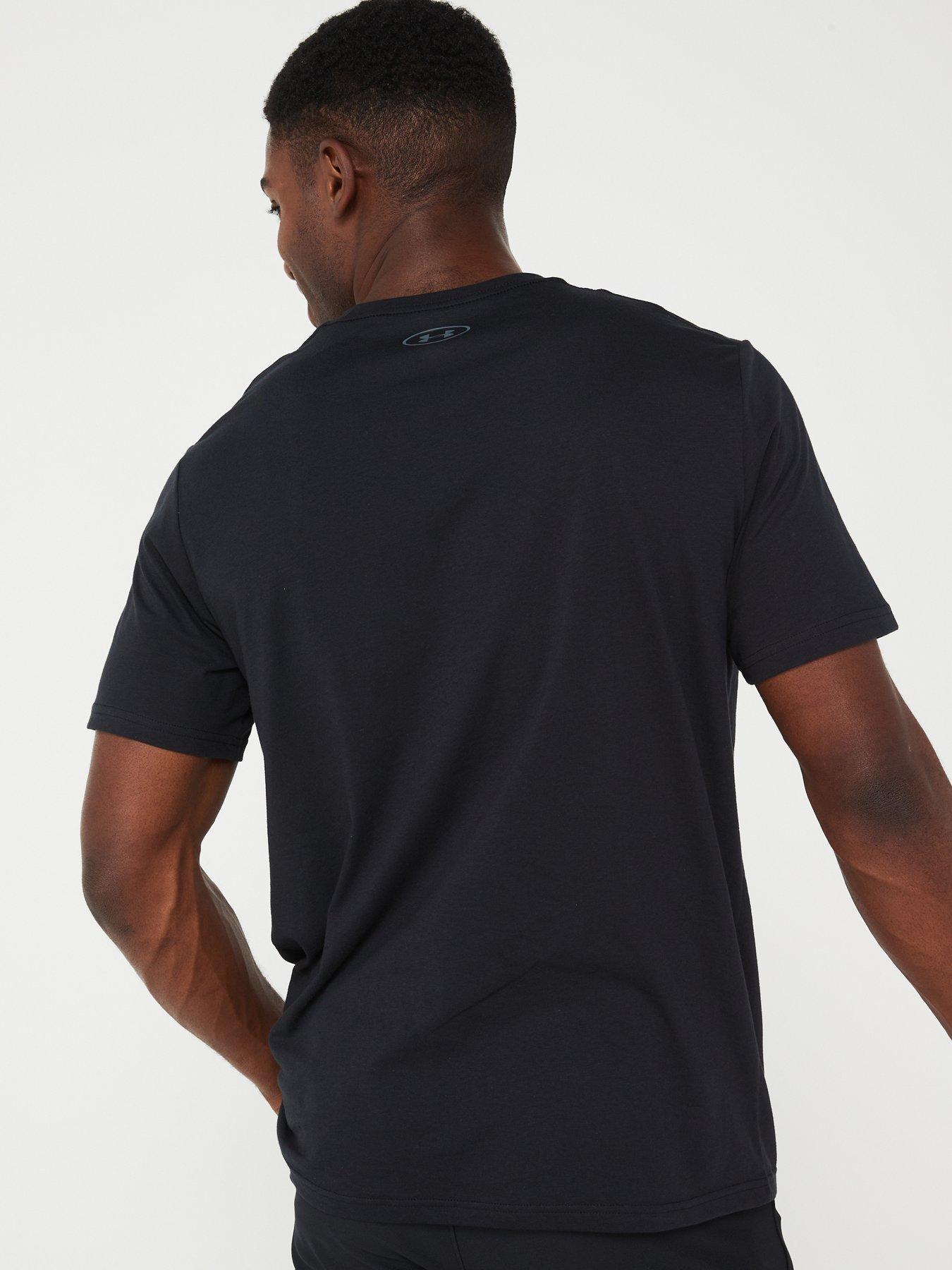  image of under-armour-mens-training-branded-gel-stack-t-shirt-black