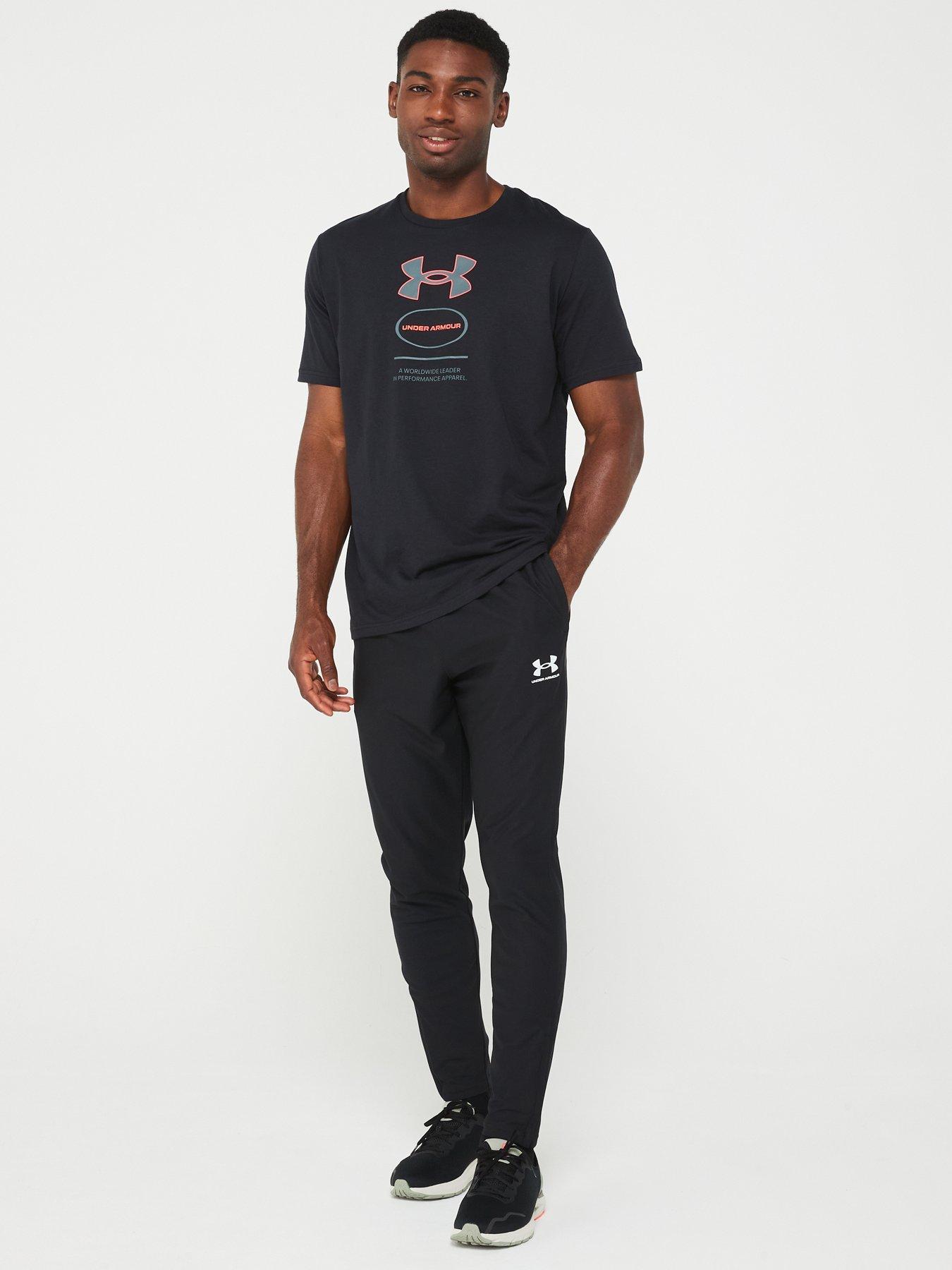  image of under-armour-mens-training-branded-gel-stack-t-shirt-black
