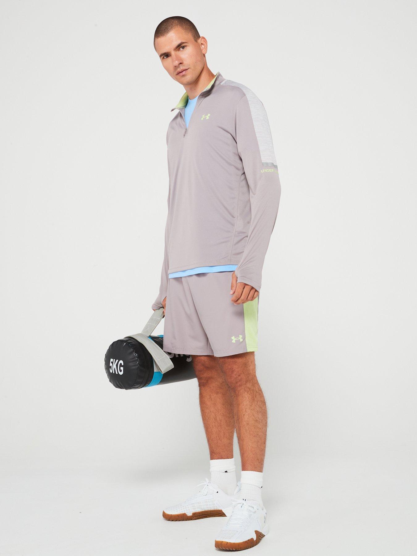  image of under-armour-mens-training-tech-utility-14-zip-top-grey