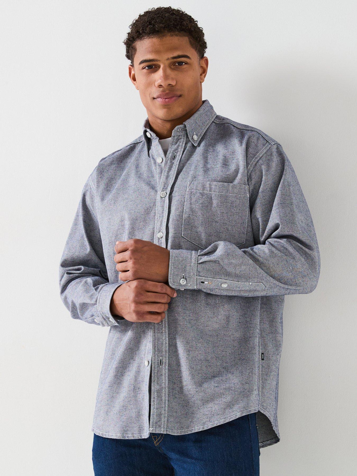 undefined C-Olly Button Down Overshirt - Navy
