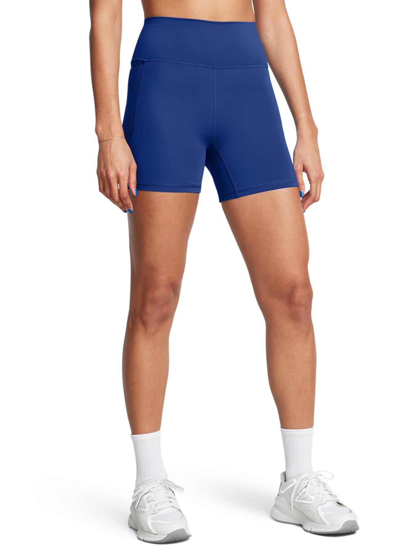 undefined Women's Training Meridian Middy Shorts - Blue