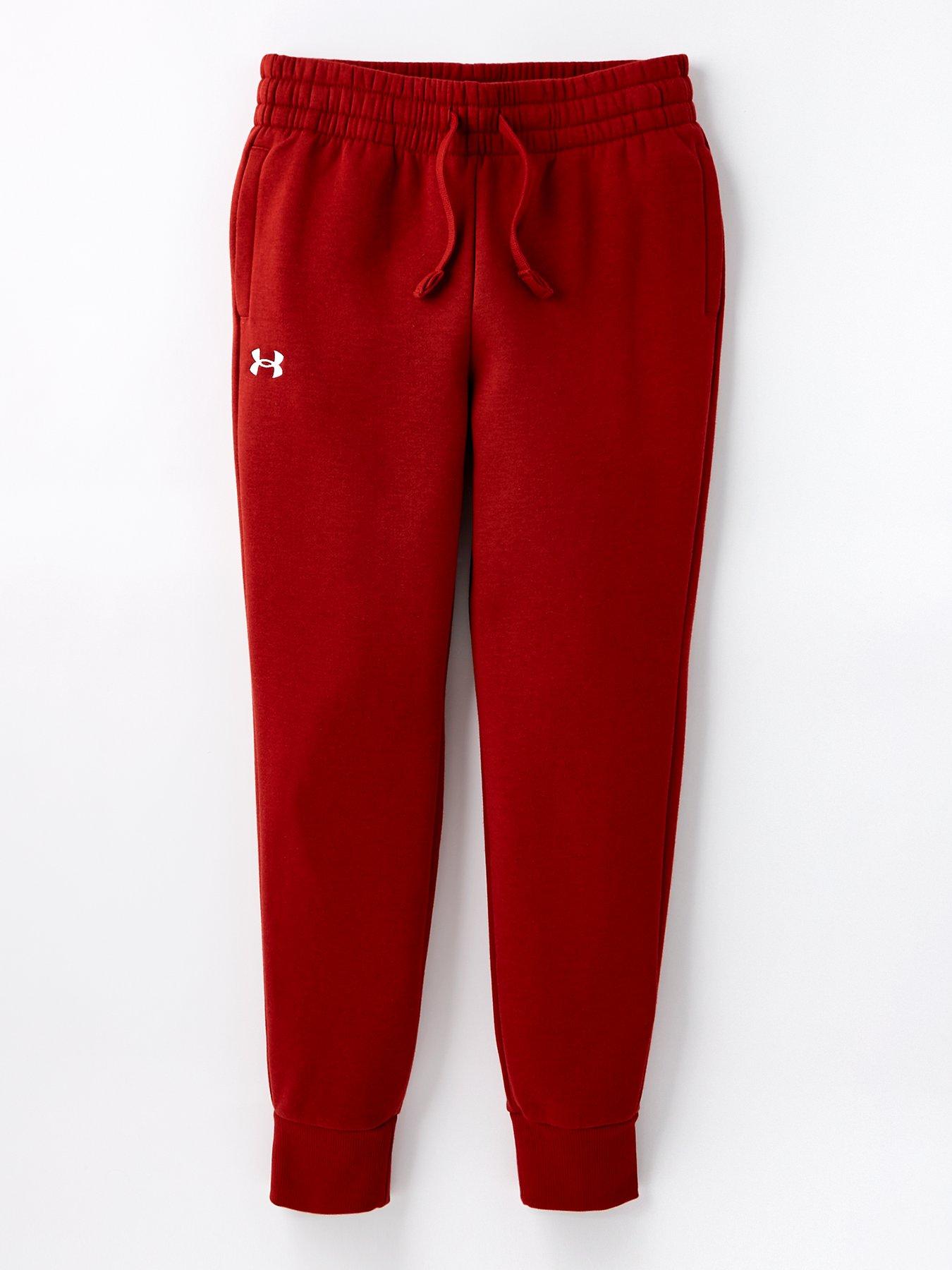 UNDER ARMOUR Girls Training Rival Fleece Joggers - Brown