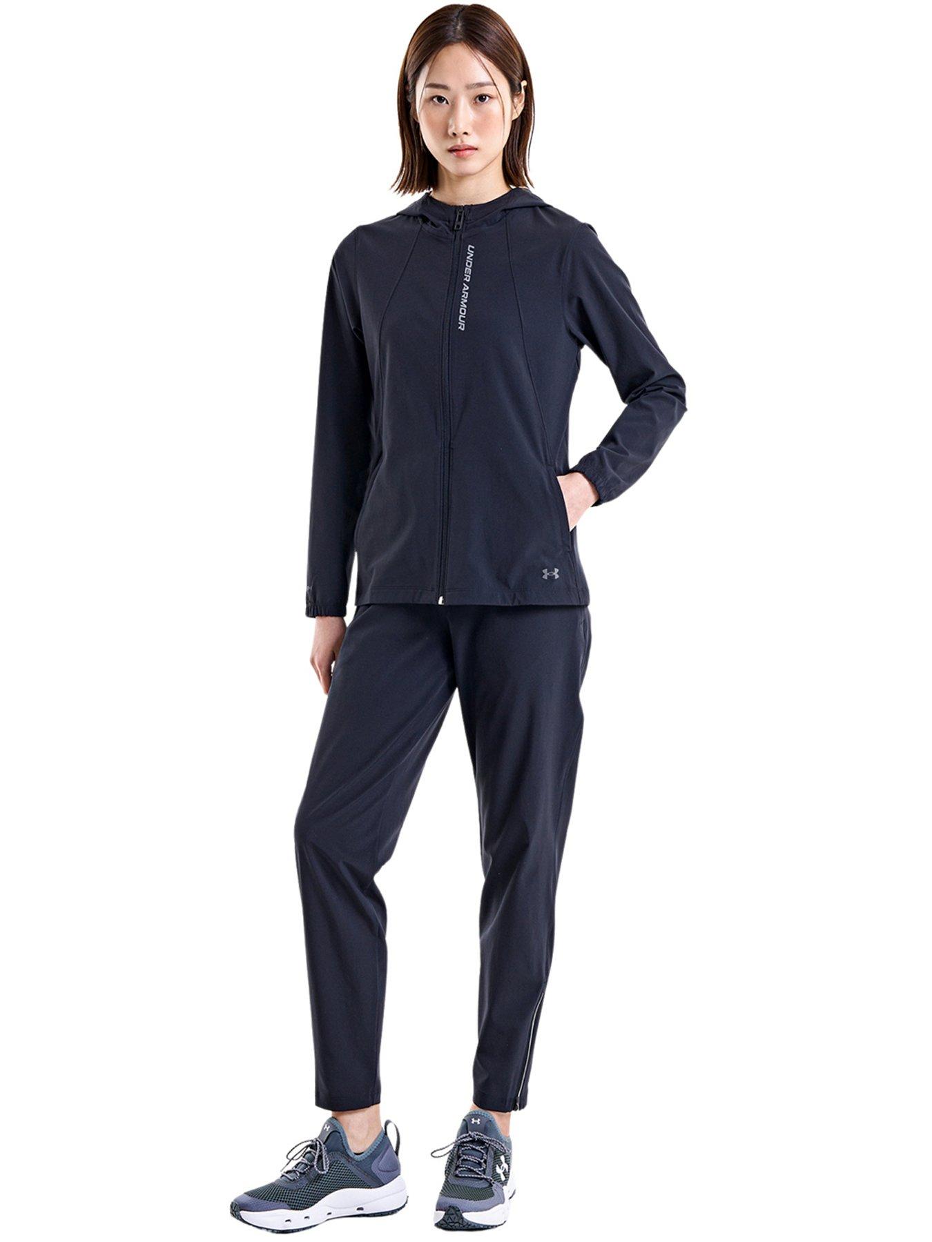  image of under-armour-womens-running-outrun-the-storm-jacket-black