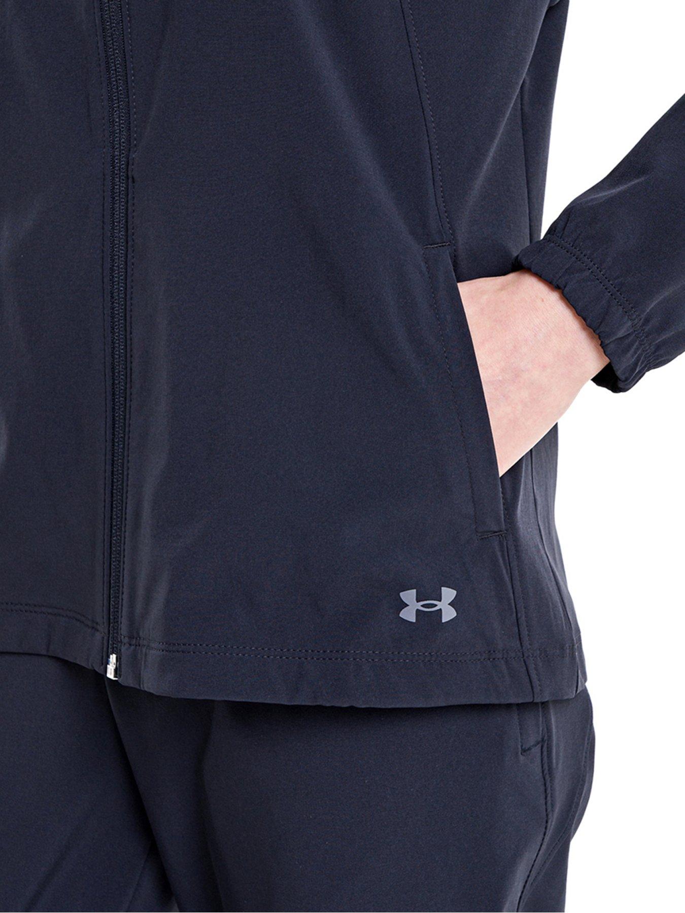  image of under-armour-womens-running-outrun-the-storm-jacket-black