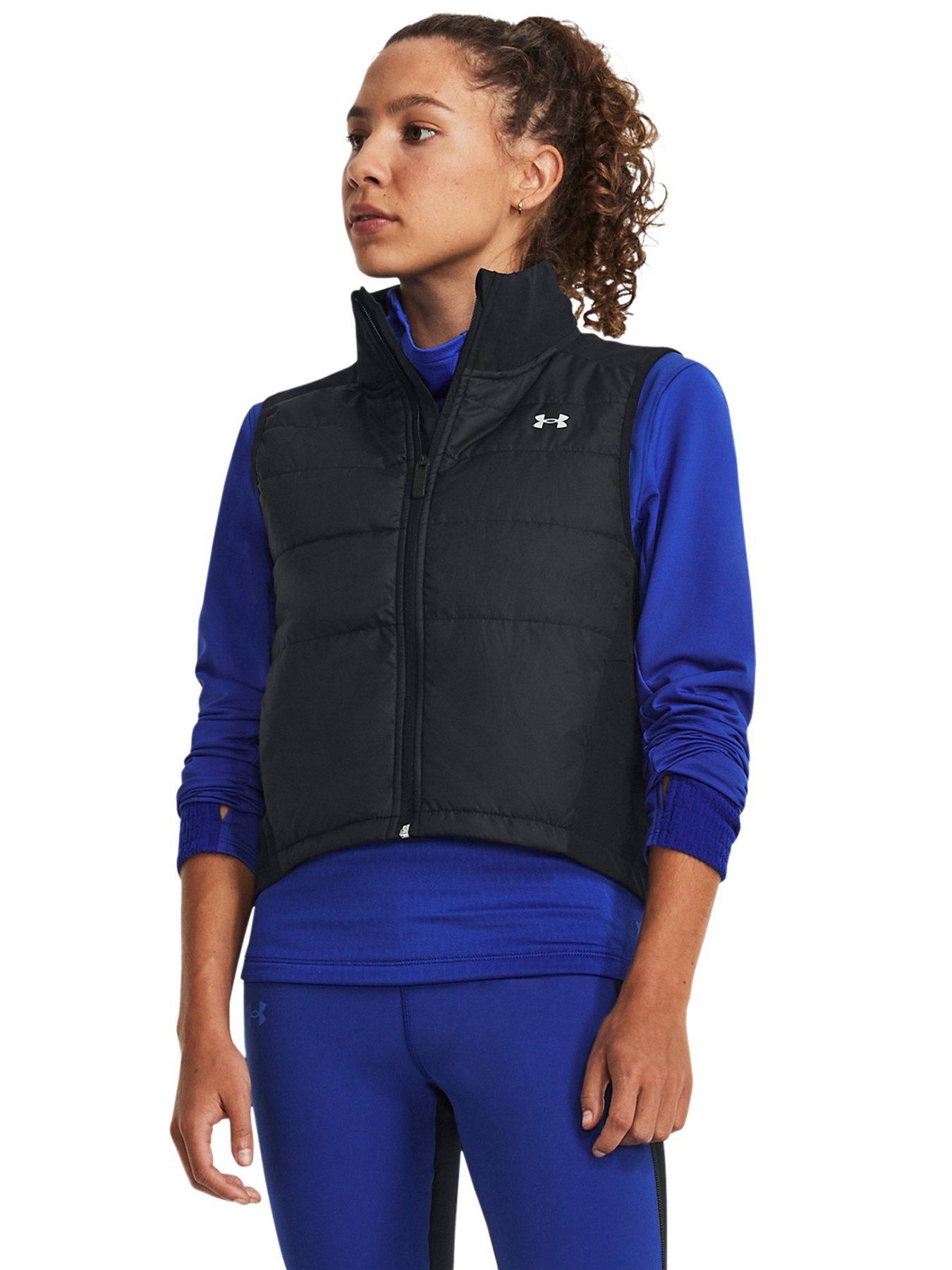 undefined Womens Running Launch Insulated Gilet - Black