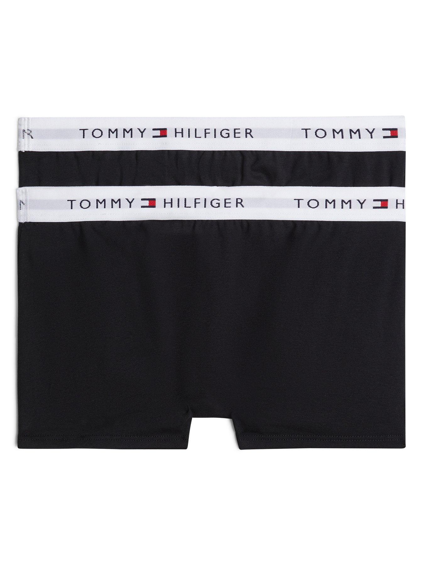  image of tommy-hilfiger-boys-2-pack-trunks-black