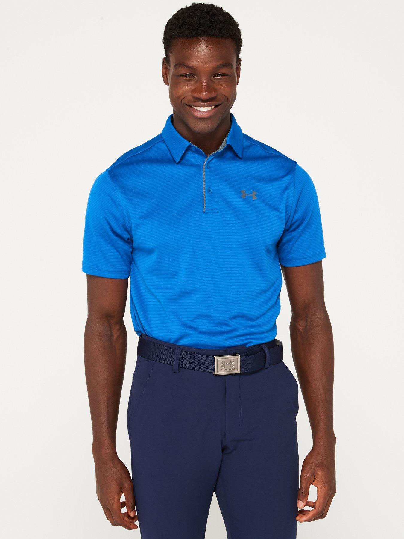 UNDER ARMOUR Mens Golf Tech Polo Black littlewoods