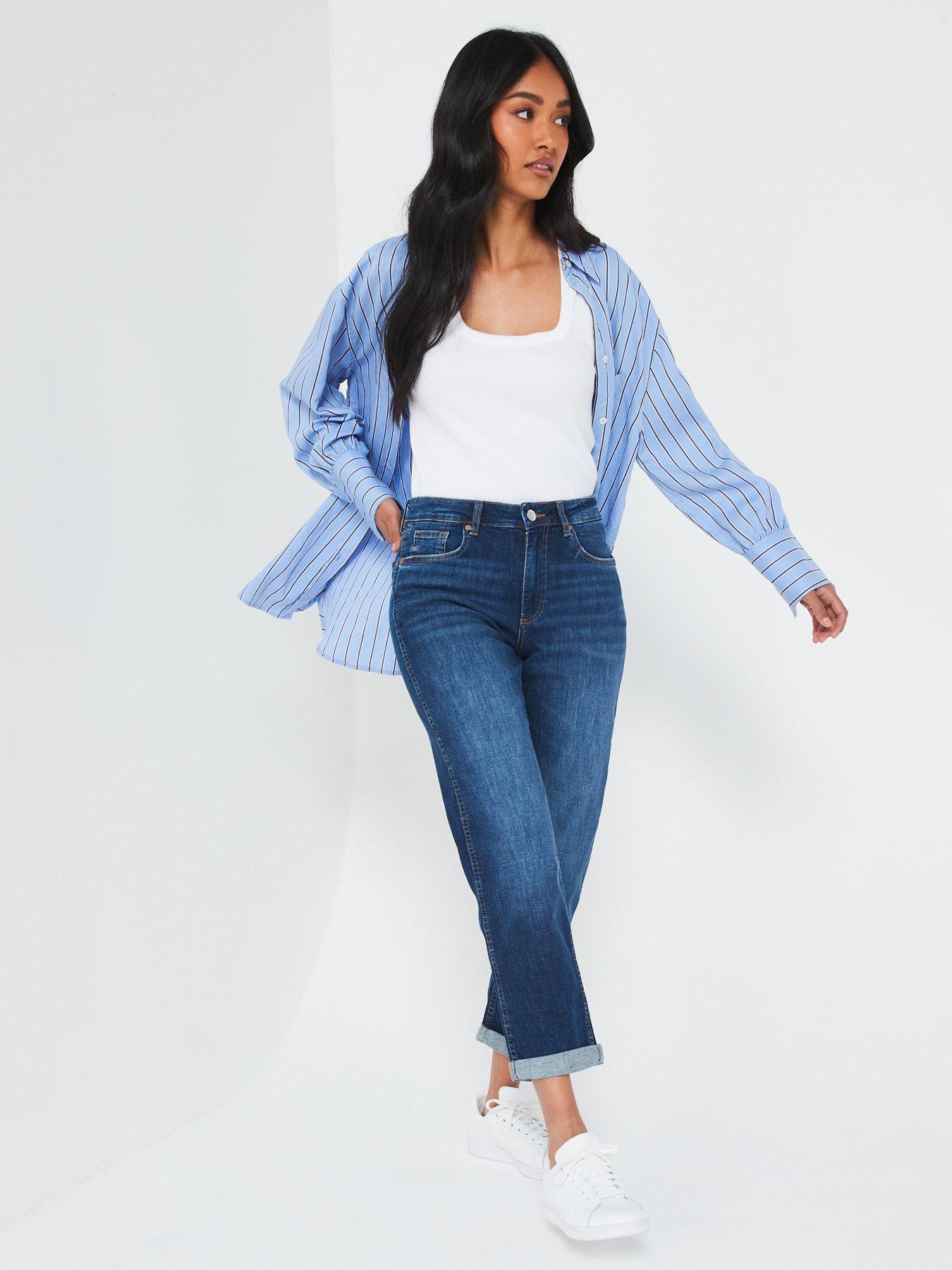  image of everyday-taylor-boyfriend-jeans-dark-wash