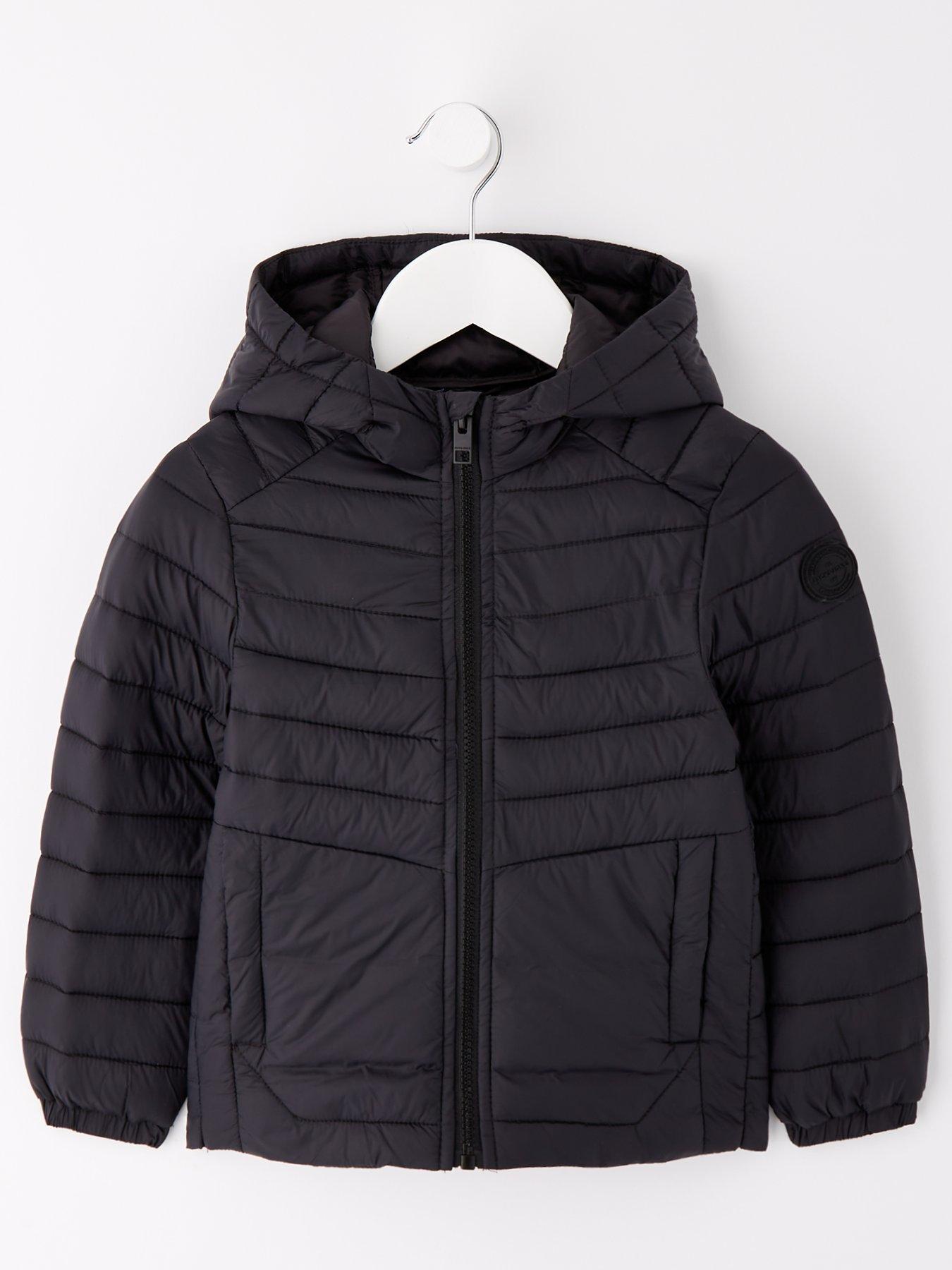 jack-jones-mini-younger-boys-sprint-padded-hooded-jacket-black