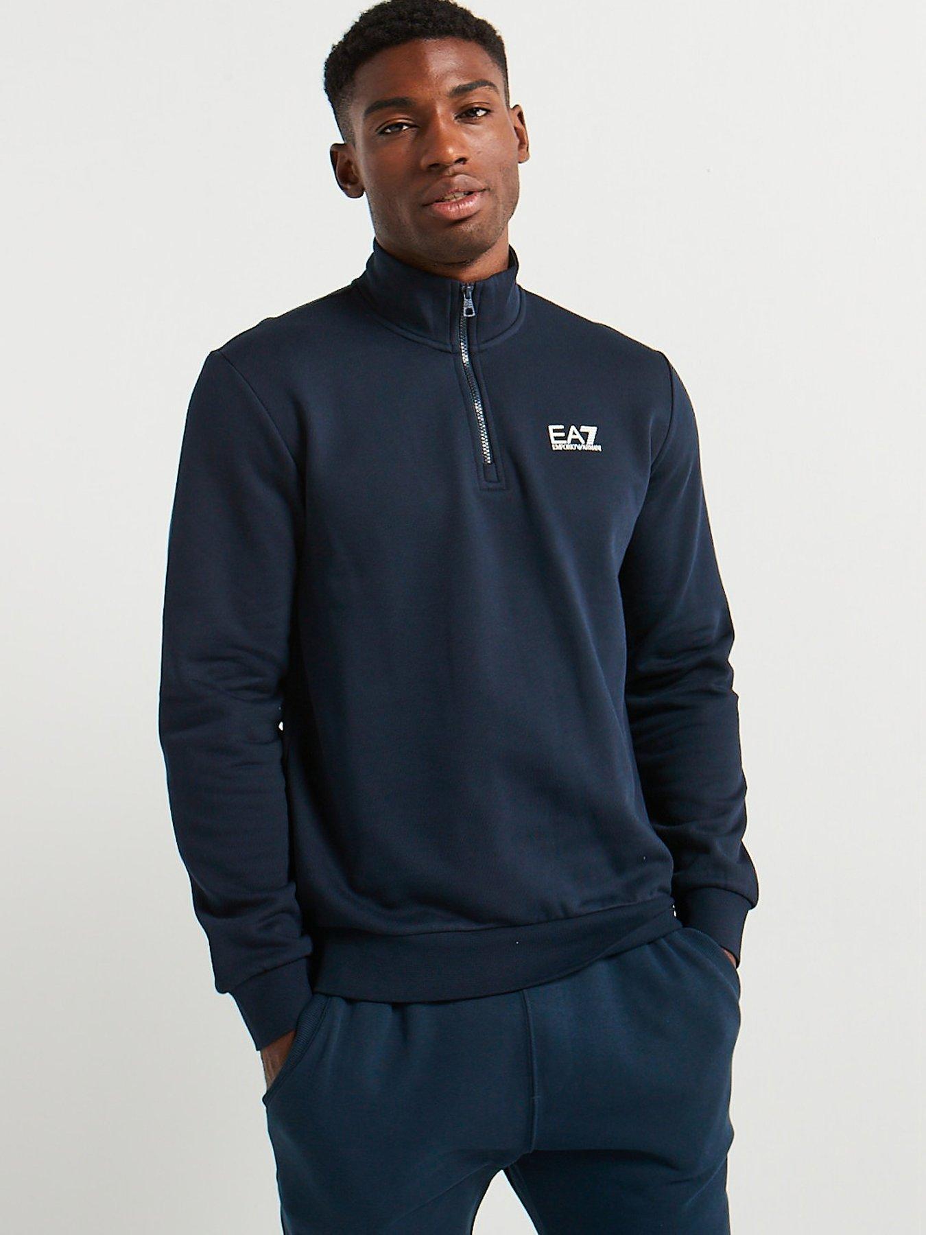 undefined Core Id 1/4 Zip Sweat - Dark Blue