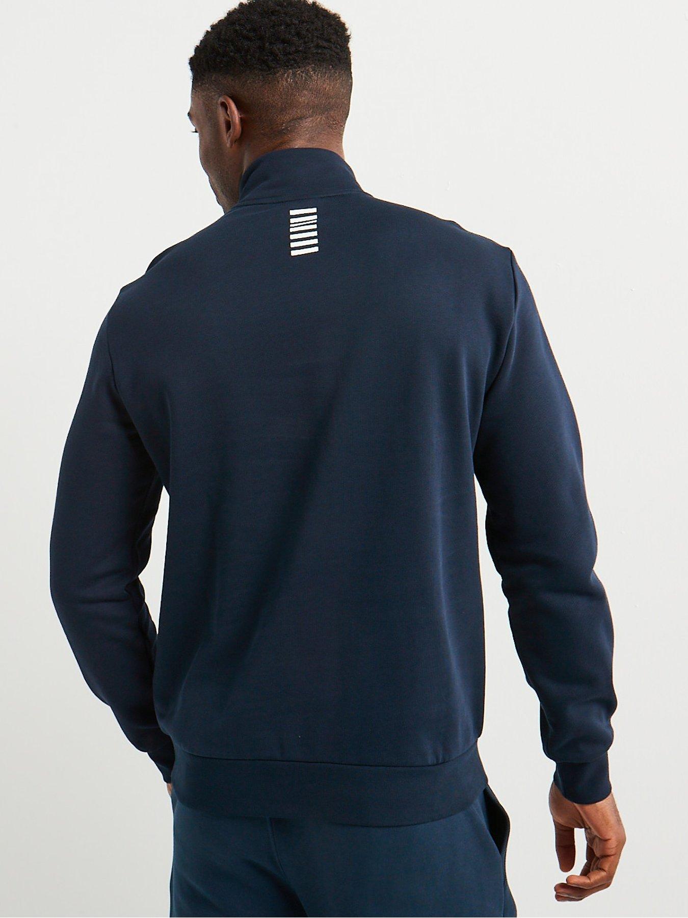 Image 2 of 4 of EA7 Emporio Armani Core Id 1/4 Zip Sweat - Dark Blue