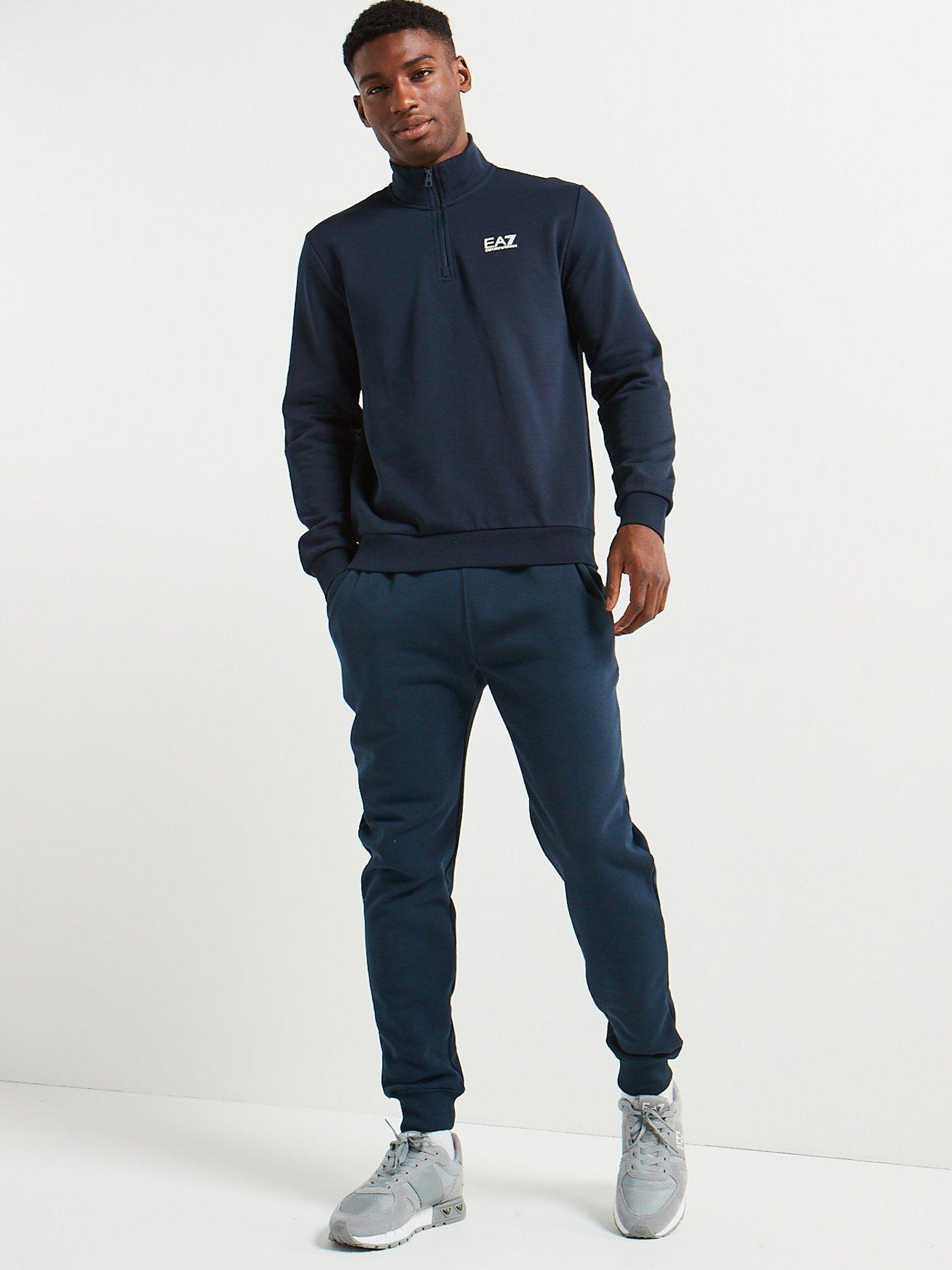 Image 3 of 4 of EA7 Emporio Armani Core Id 1/4 Zip Sweat - Dark Blue