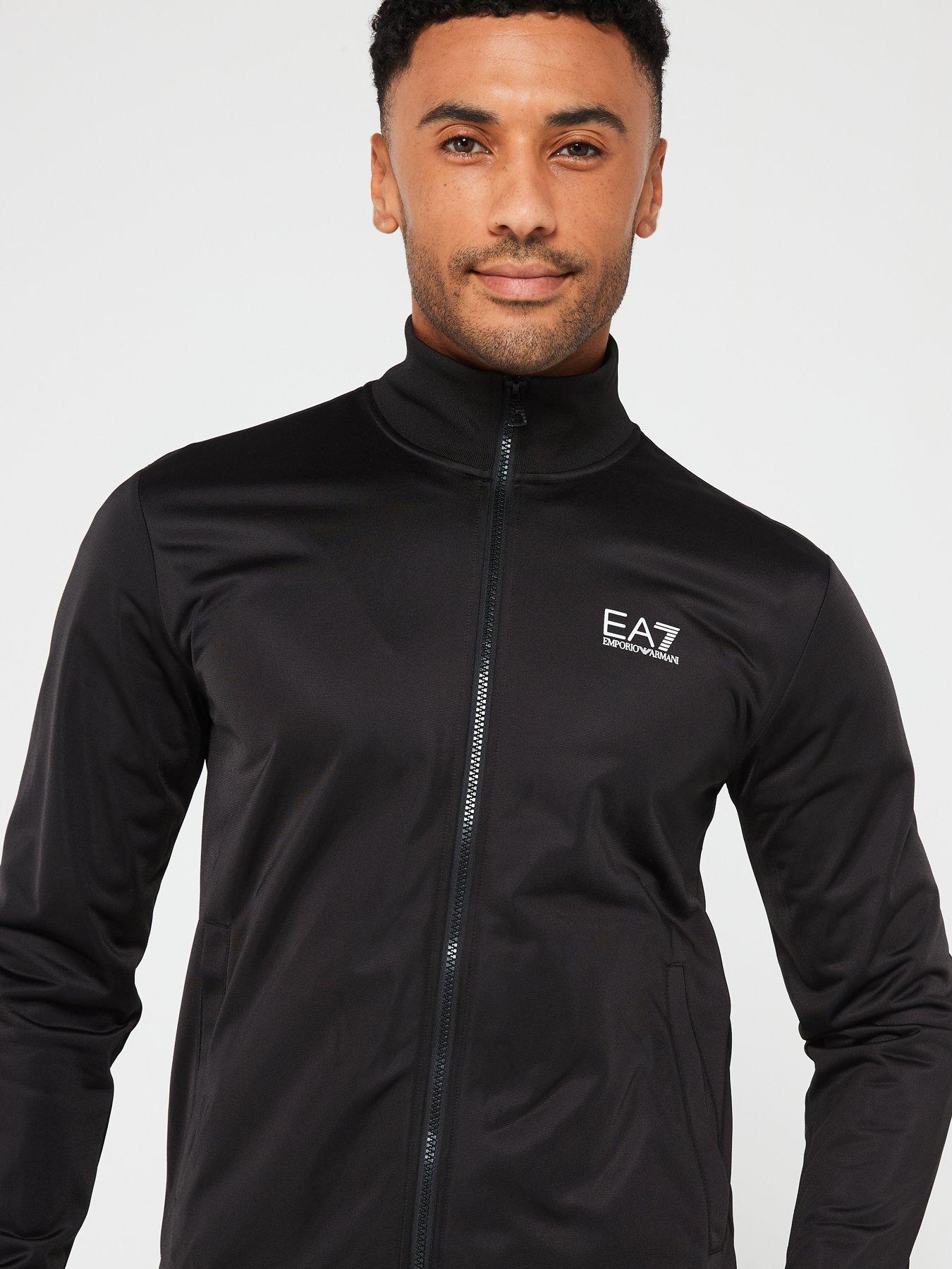 Core Id Poly Zip Tracksuit Black