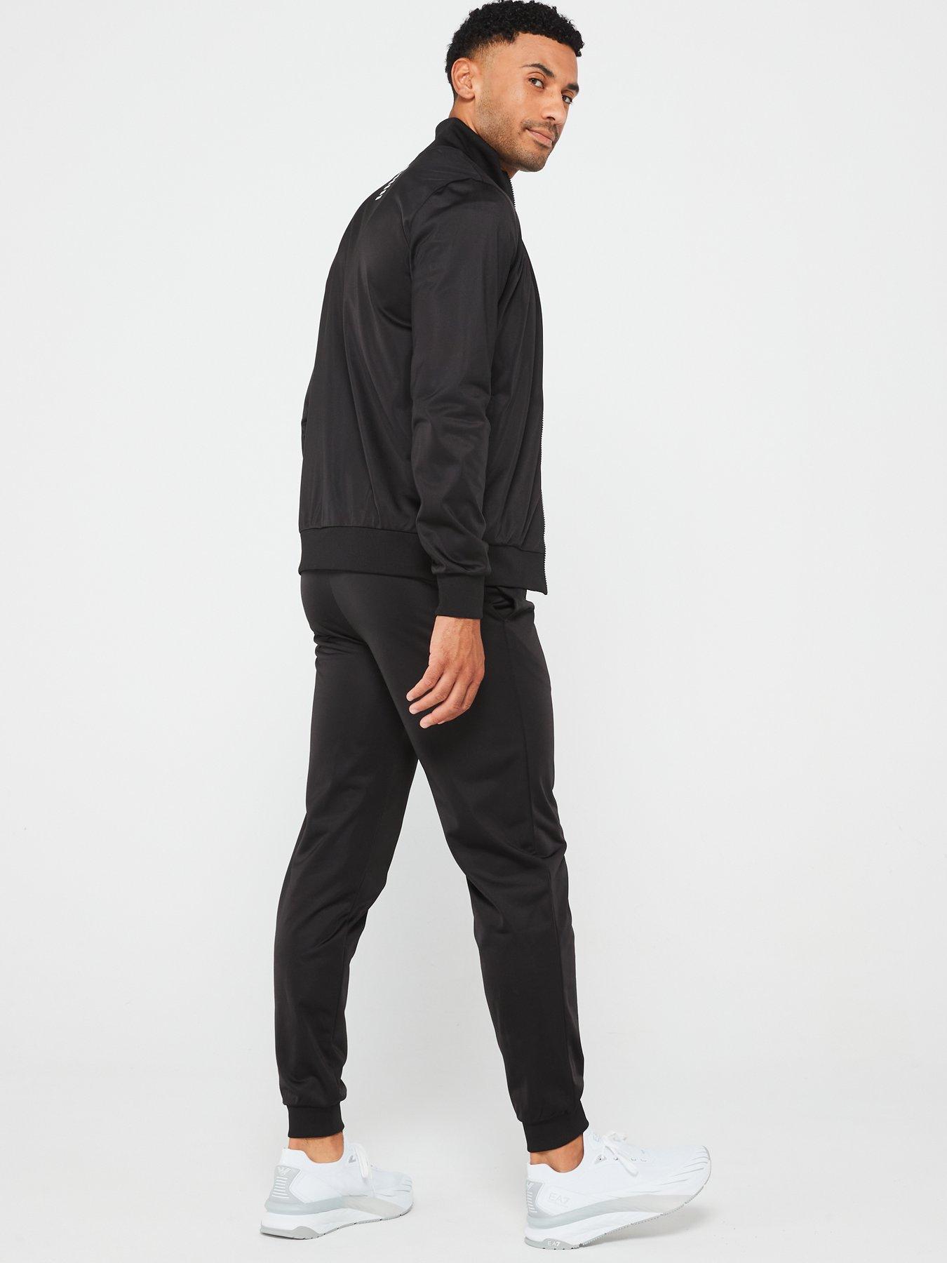 Image 2 of 4 of EA7 Emporio Armani Core Id Poly Zip Tracksuit - Black