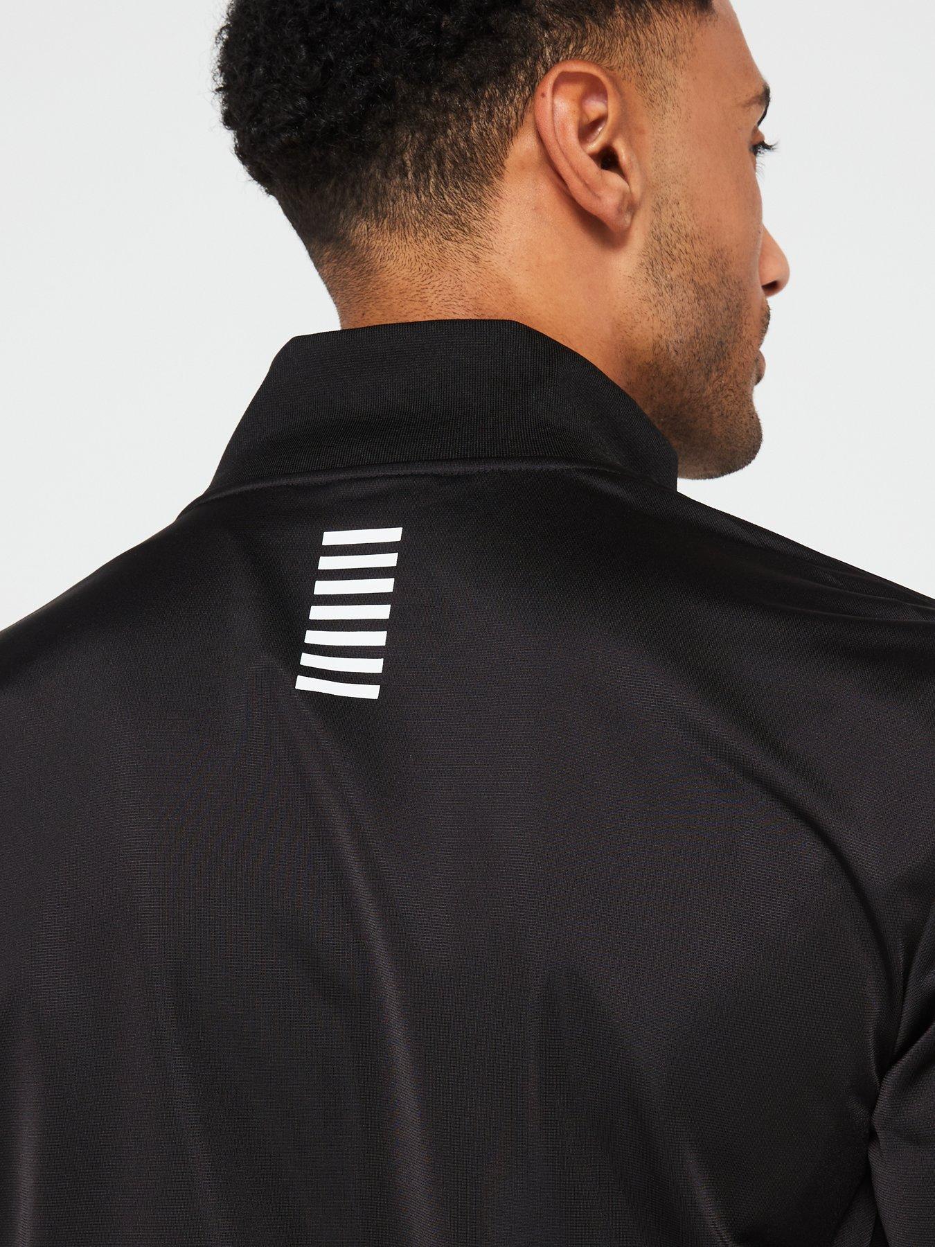 Image 4 of 4 of EA7 Emporio Armani Core Id Poly Zip Tracksuit - Black