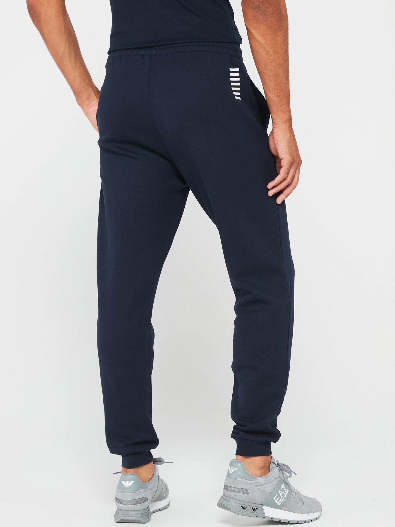  image of ea7-emporio-armani-core-id-cuff-joggers-dark-blue