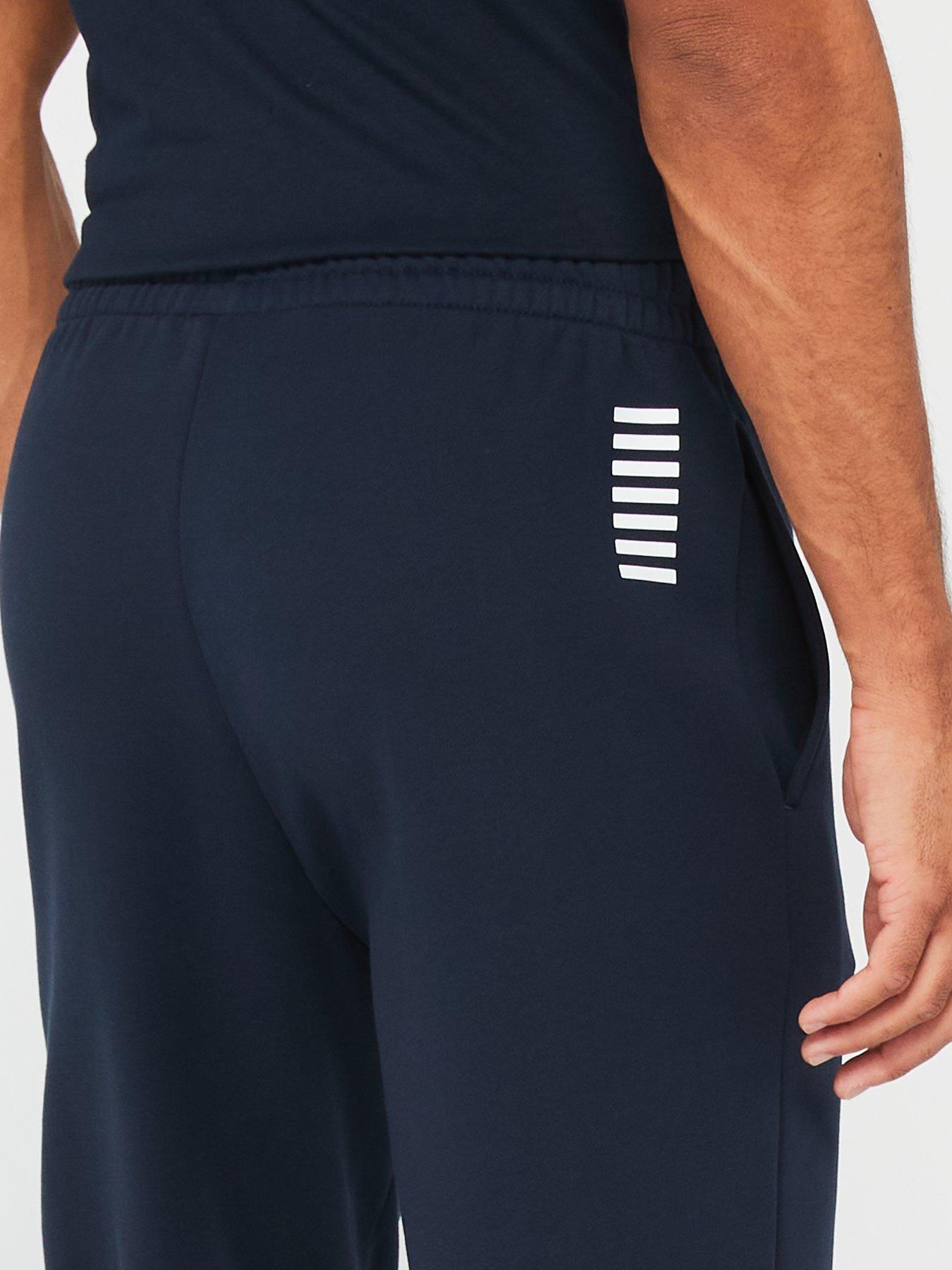  image of ea7-emporio-armani-core-id-cuff-joggers-dark-blue